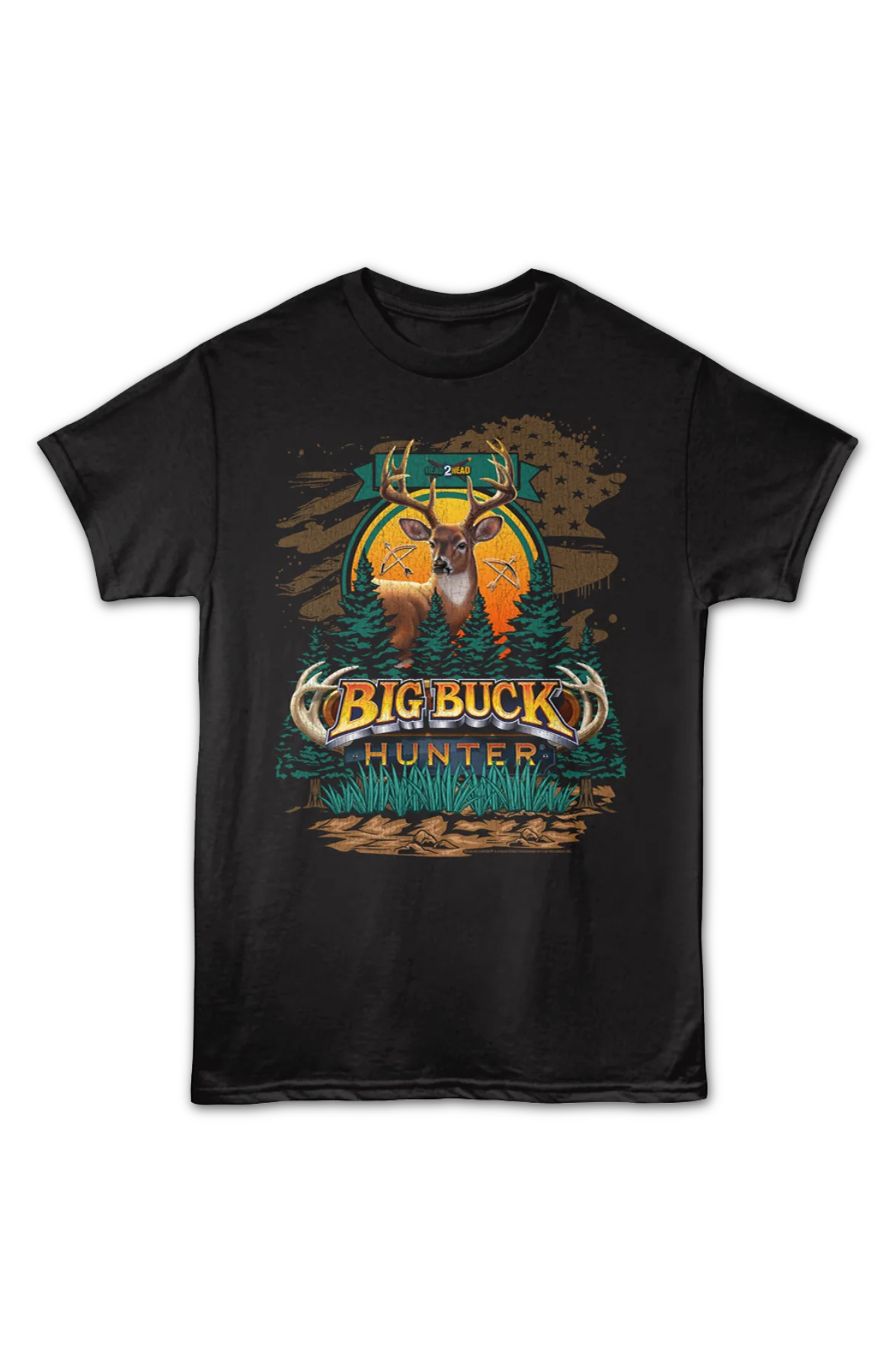 Head 2 Head Big Buck Hunter T-Shirt - Image 2