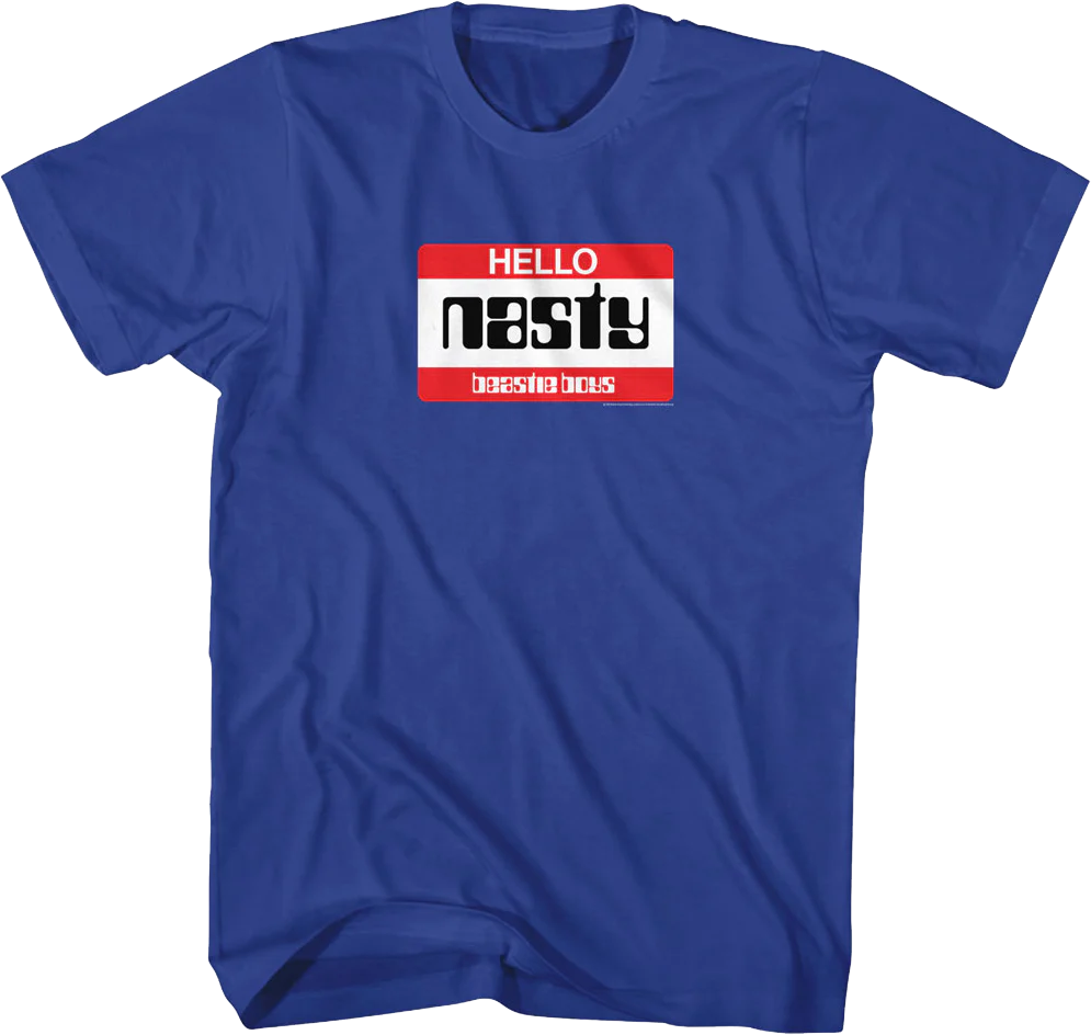 Hello Nasty Name Tag Beastie Boys T-Shirt