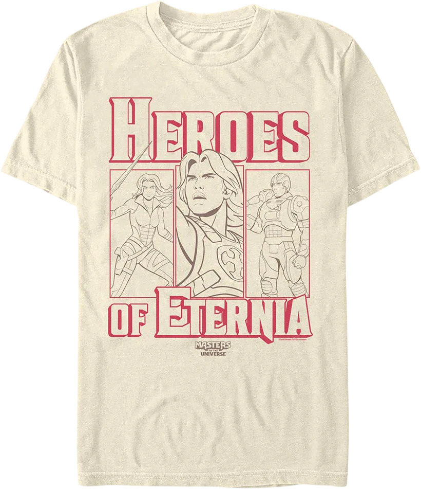 Heroes Of Eternia Masters Of The Universe T-Shirt