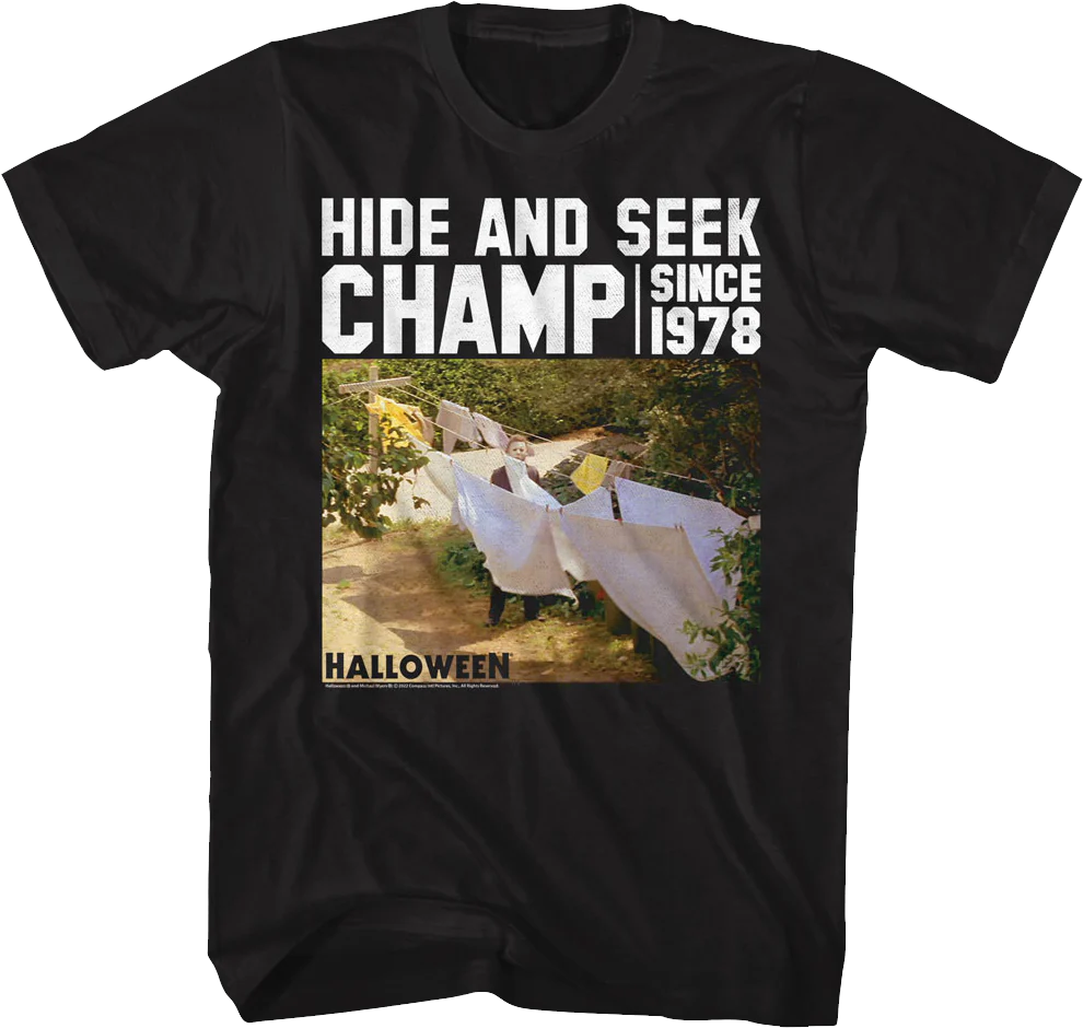 Hide And Seek Champ Since 1978 Halloween T-Shirt