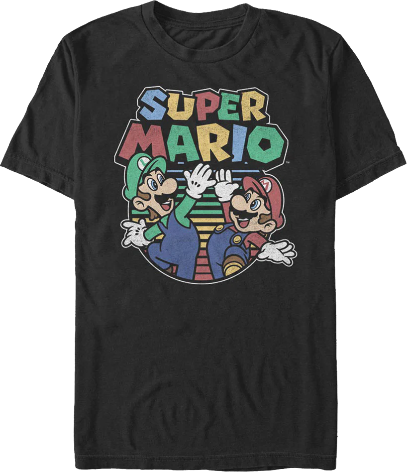 High Five Super Mario Bros. T-Shirt