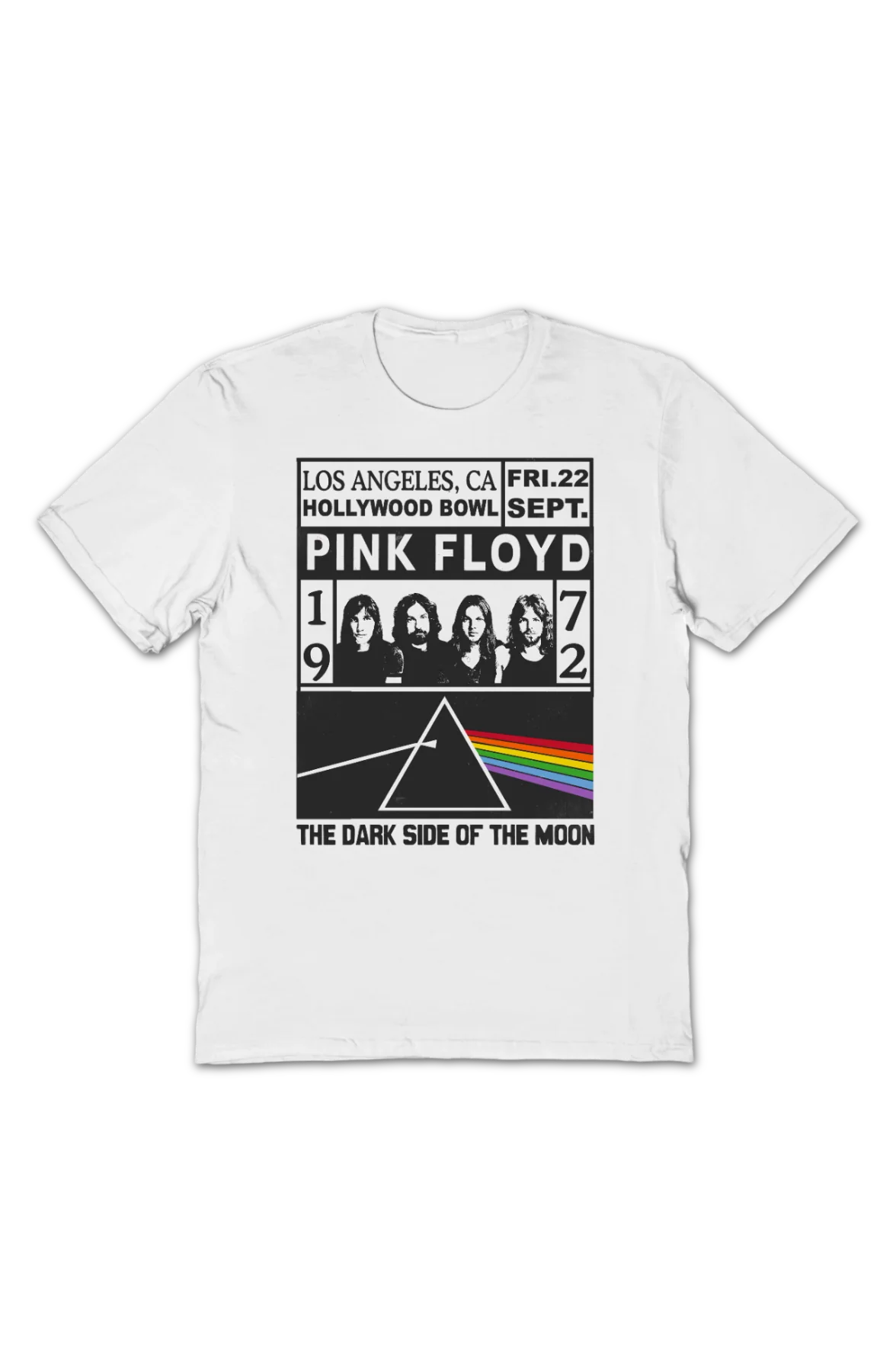 Hollywood Bowl 1972 Pink Floyd T-Shirt - Image 2