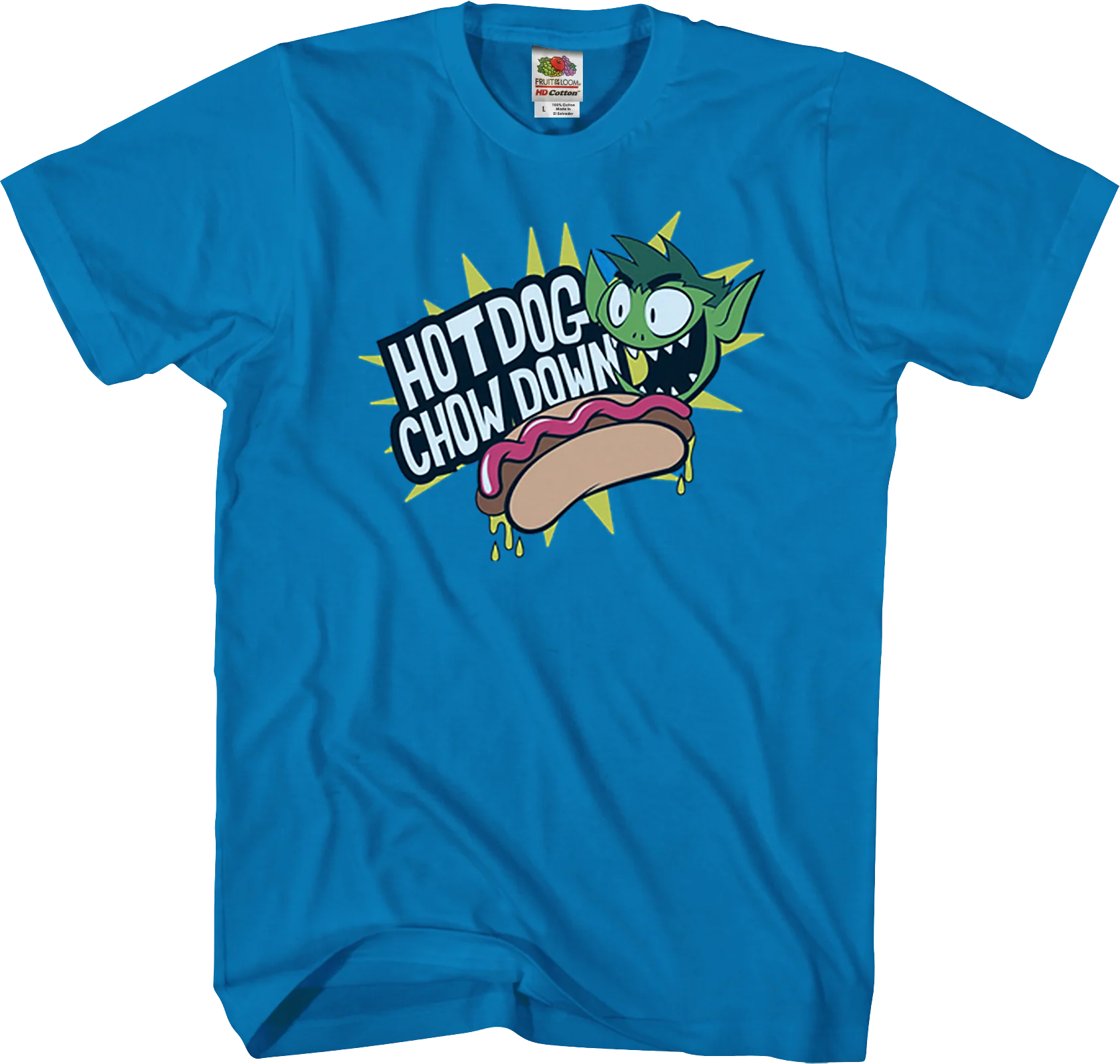 Hot Dog Chow Down Teen Titans Go T-Shirt