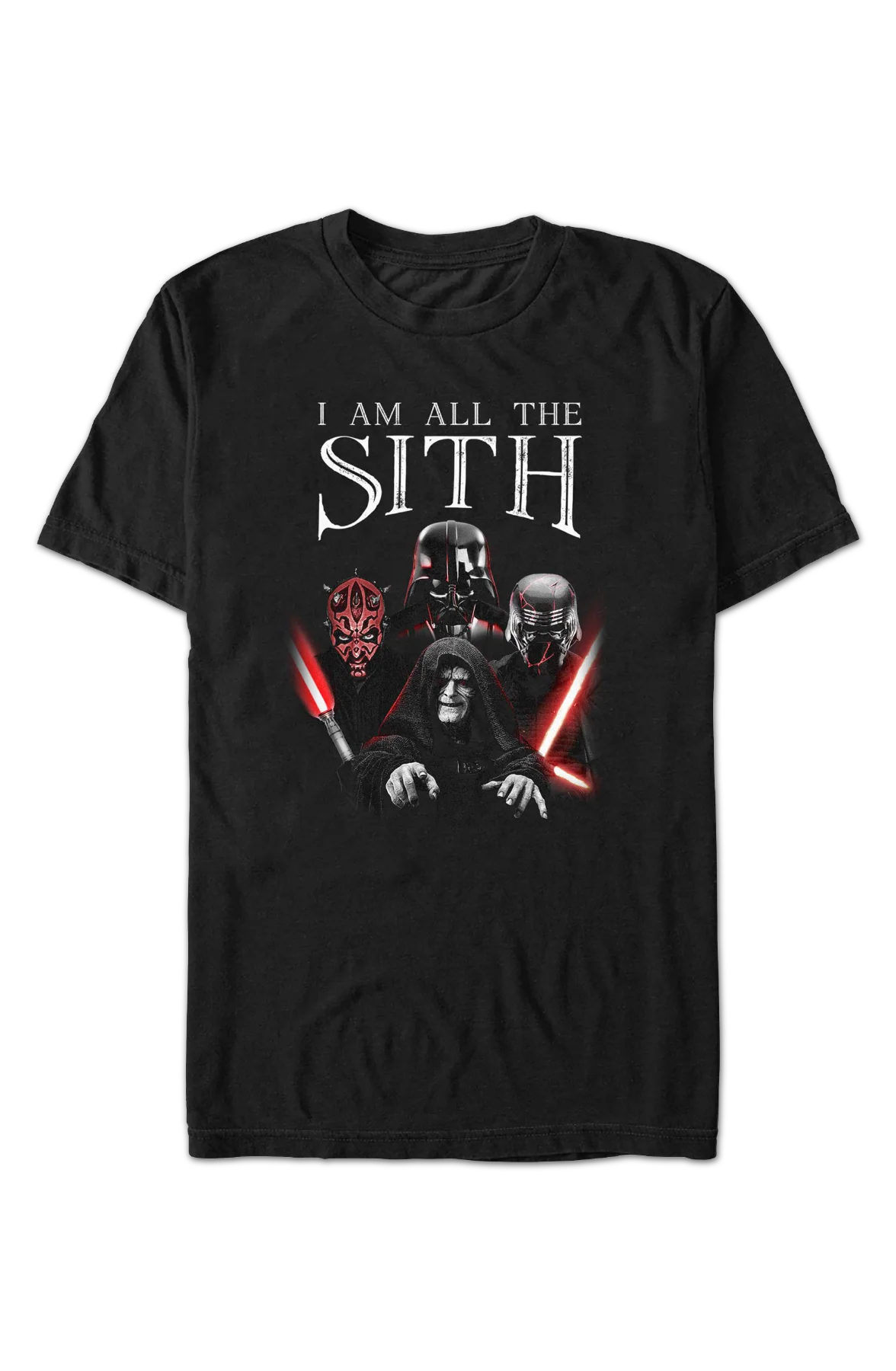 I Am All The Sith Star Wars T-Shirt - Image 2