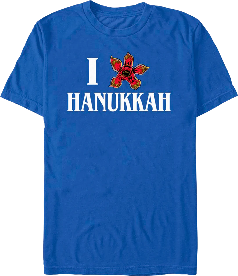 I Love Hanukkah Stranger Things T-Shirt