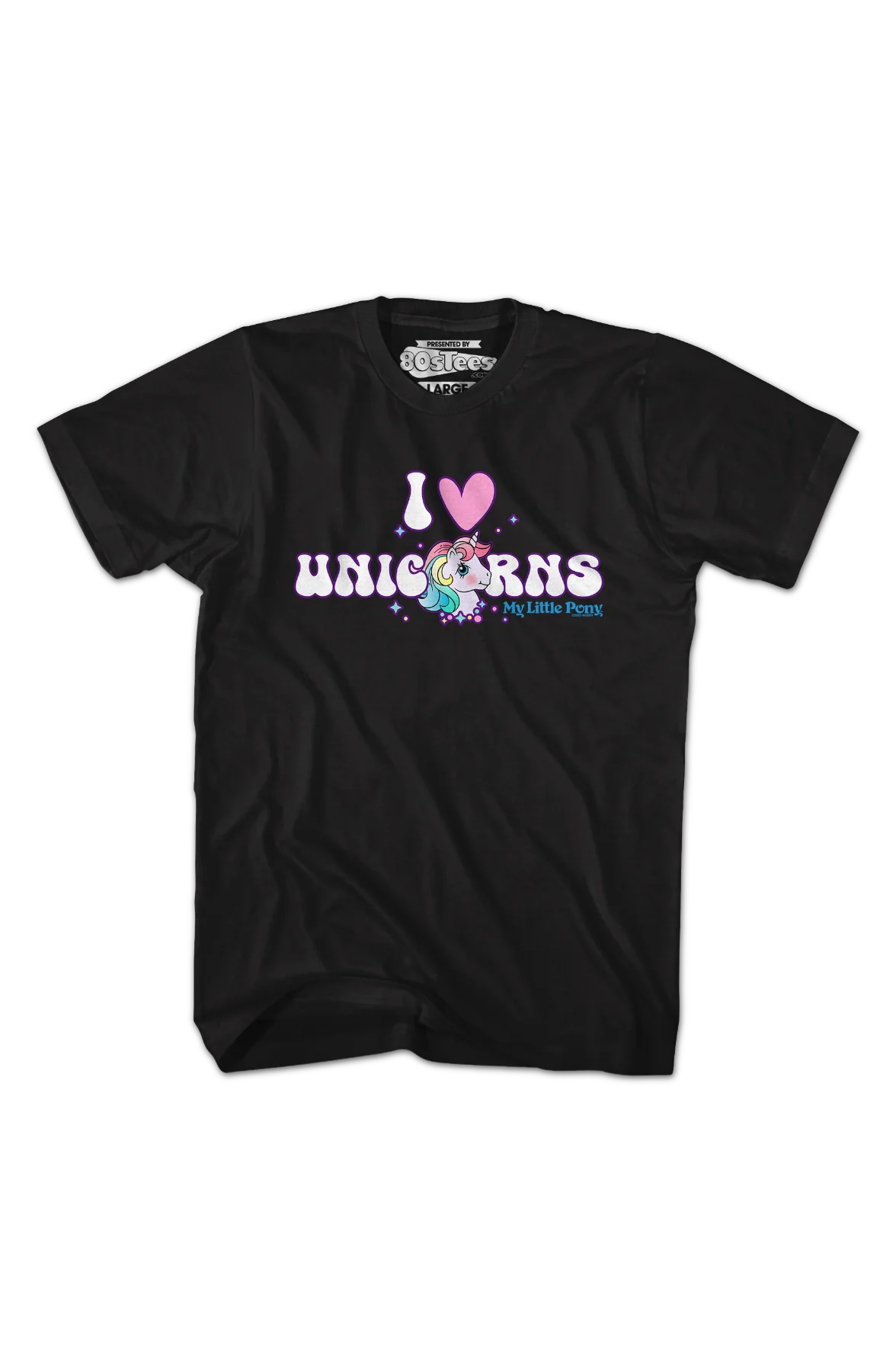 I Love Unicorns My Little Pony T-Shirt - Image 2