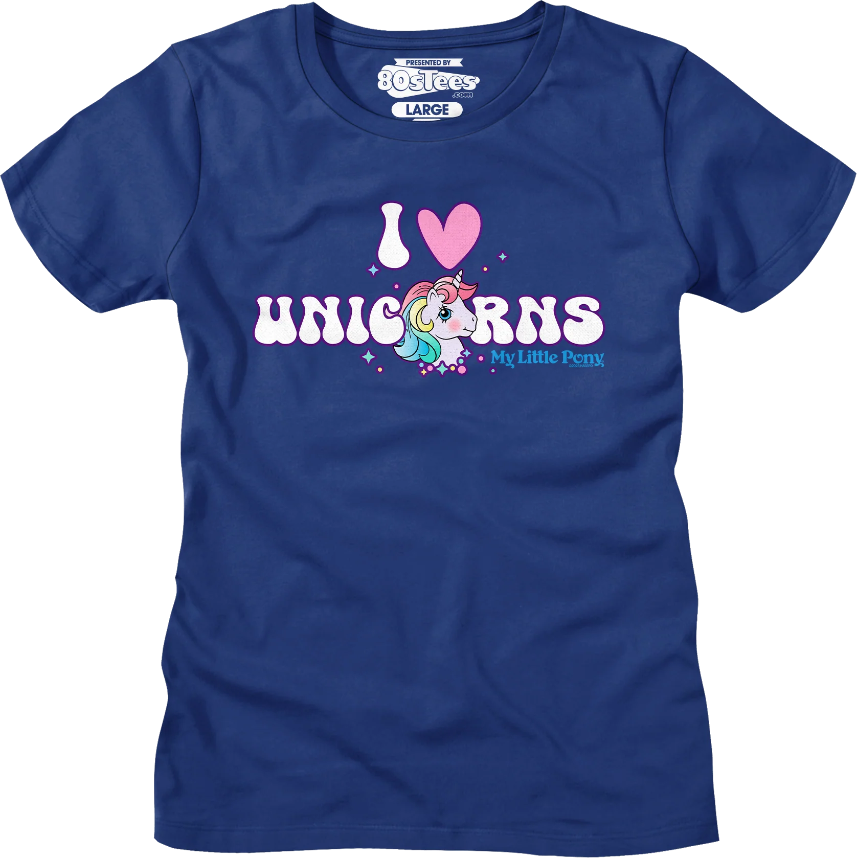 I Love Unicorns My Little Pony T-Shirt - Image 7