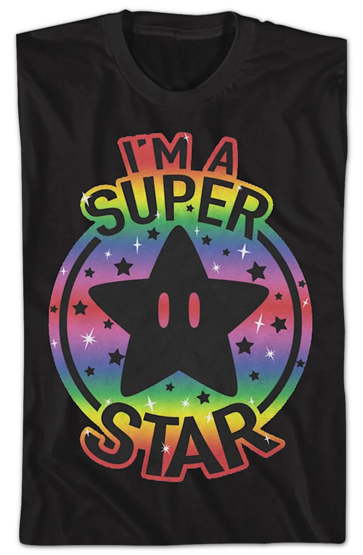 I'm A Super Star Super Mario Bros. T-Shirt - Image 2