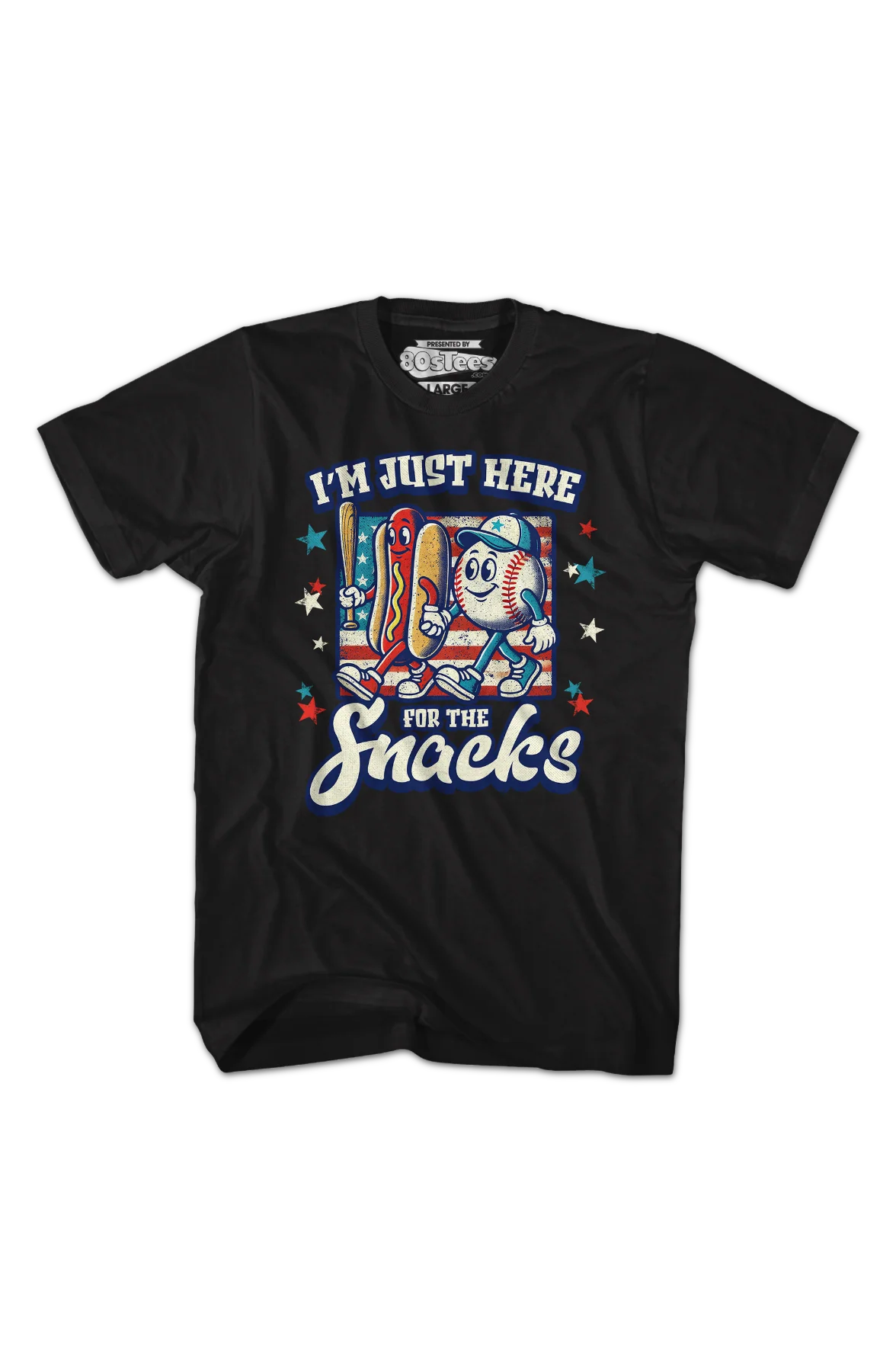 I'm Just Here For The Snacks T-Shirt - Image 2