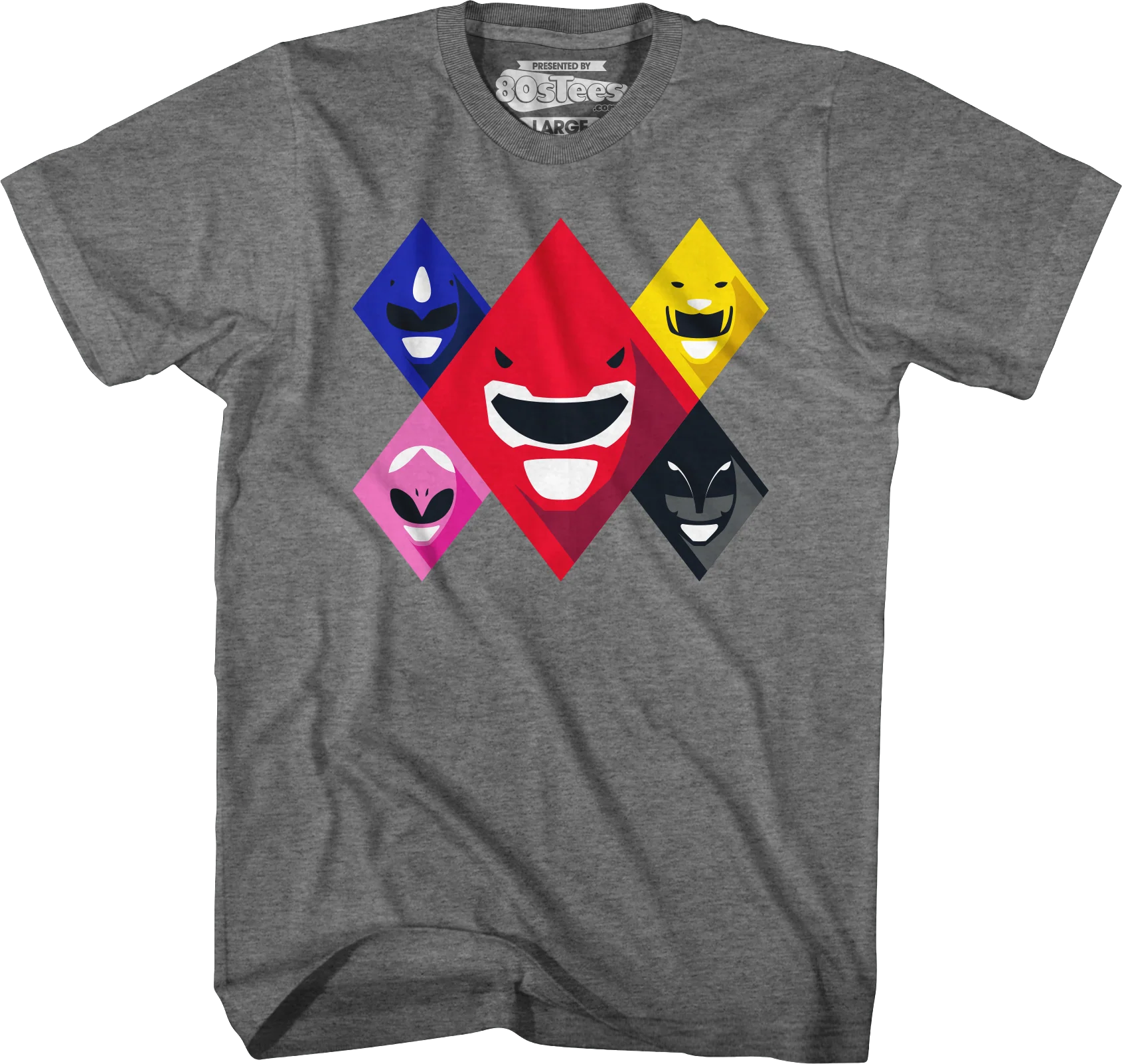 Implied Rangers Mighty Morphin Power Rangers T-Shirt