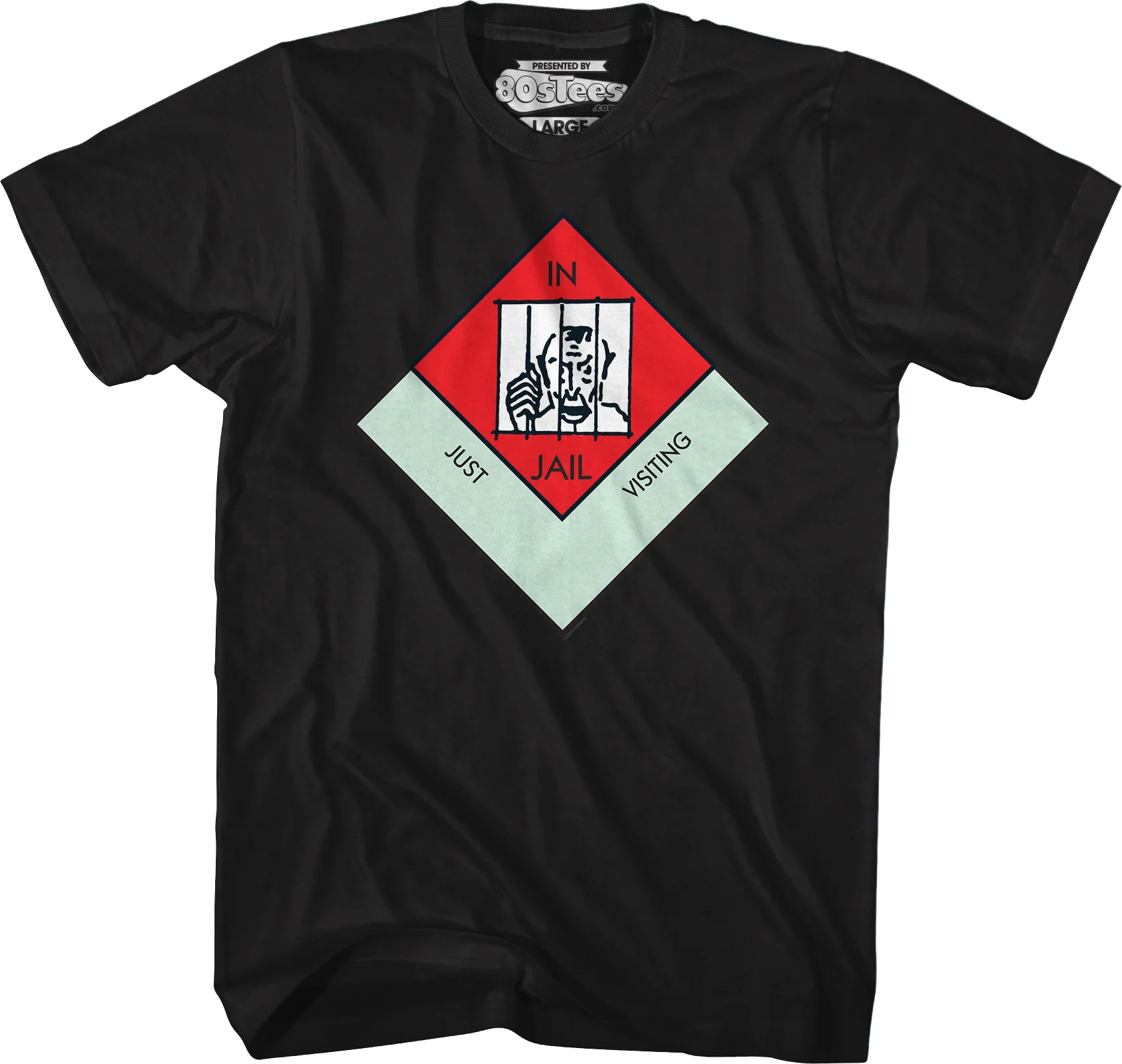 In Jail/Just Visiting Monopoly T-Shirt - Image 6