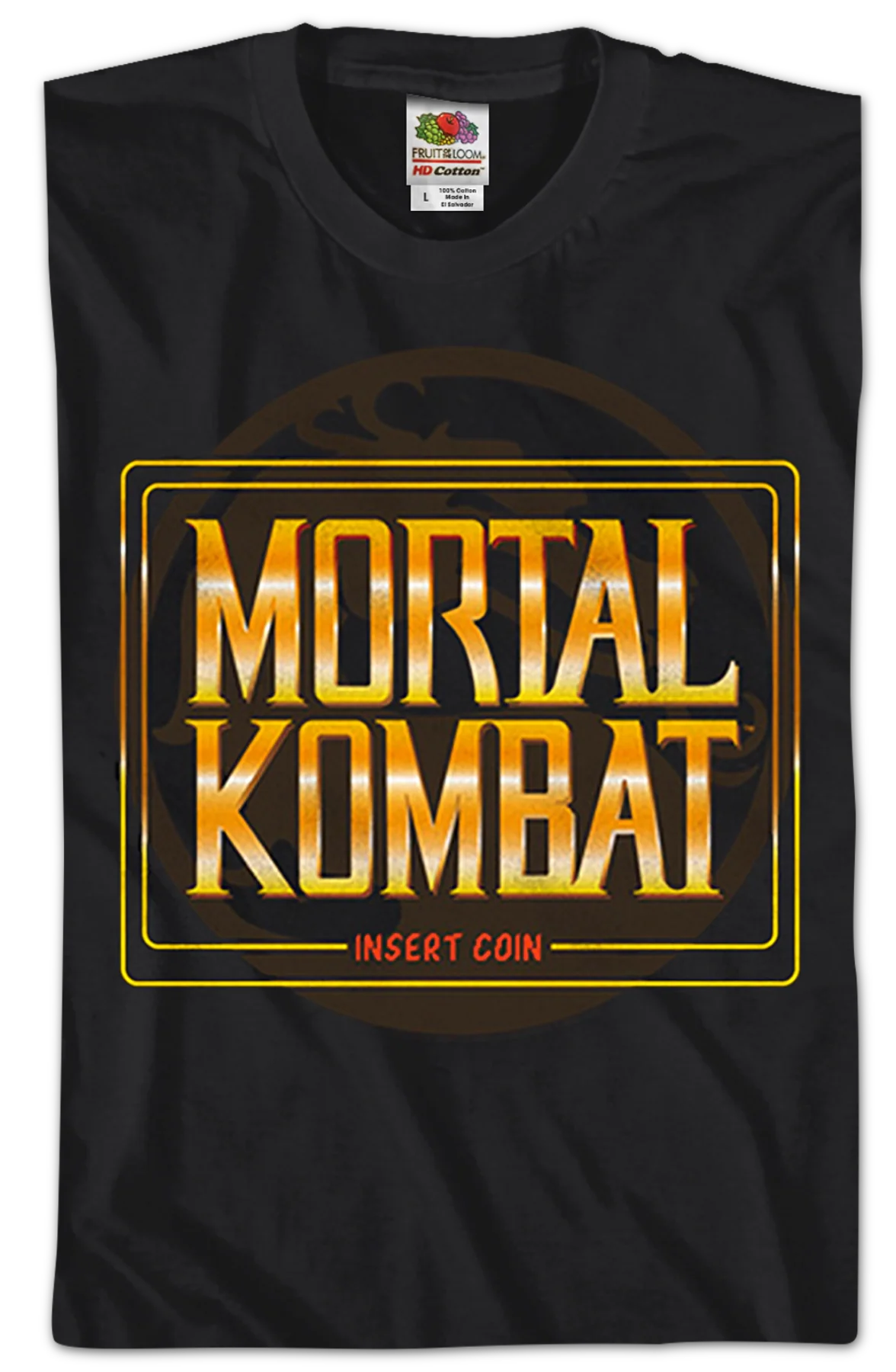 Insert Coin Mortal Kombat T-Shirt - Image 2