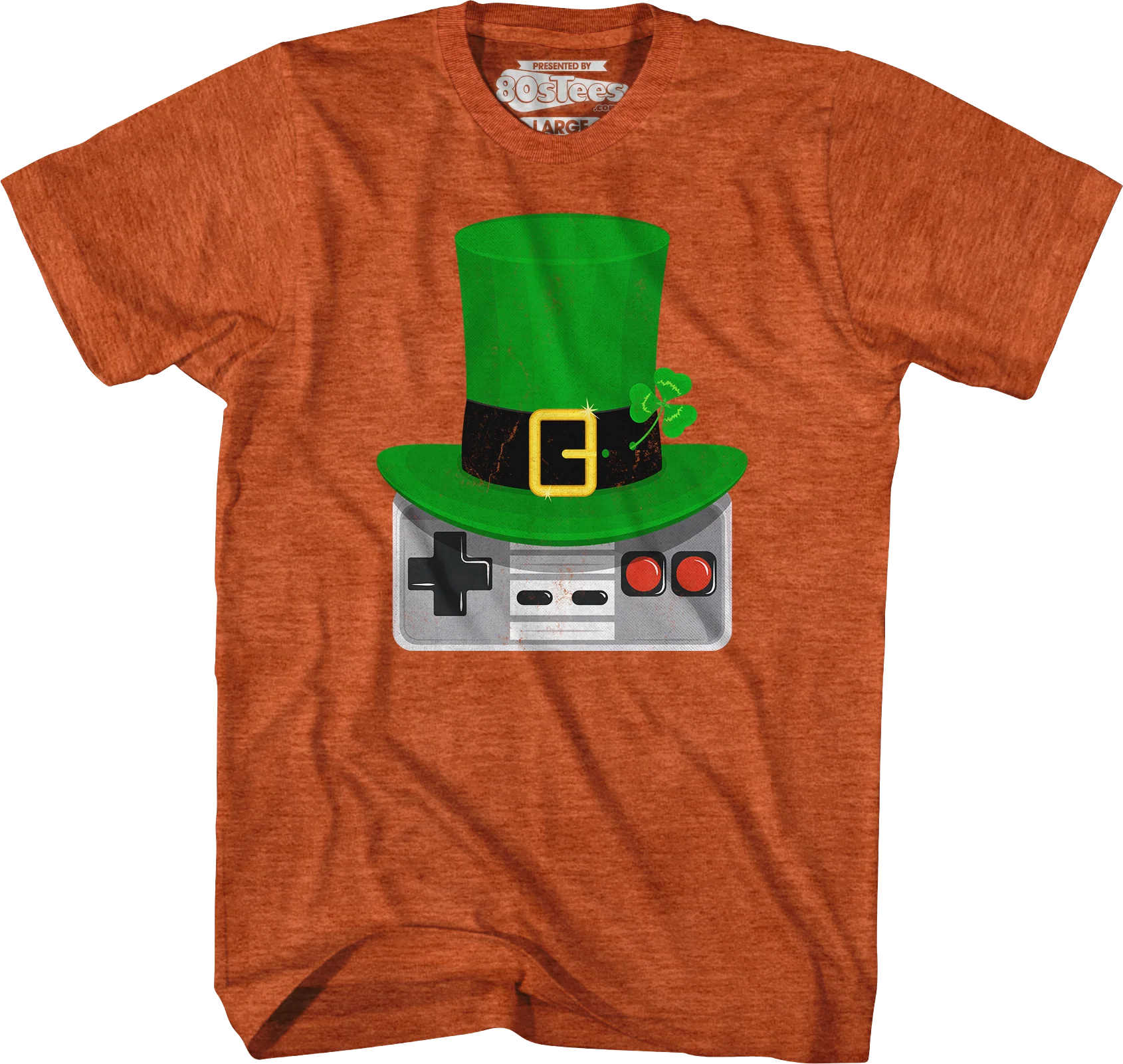 Irish Nintendo Controller St. Patrick's Day T-Shirt - Image 5
