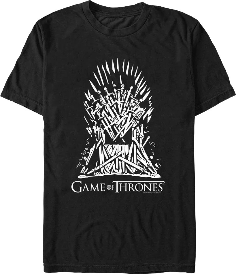 Iron Throne Game Of Thrones T-Shirt