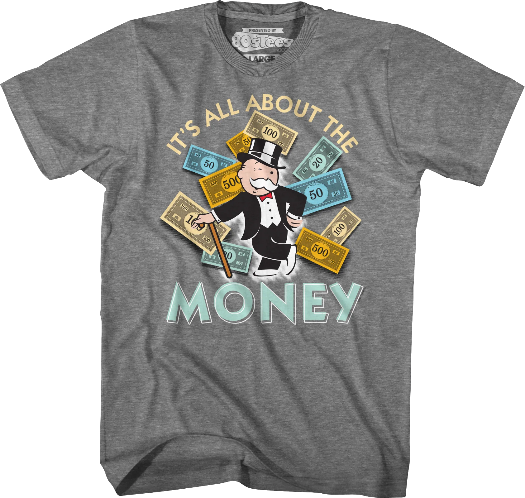 It's All About The Money Monopoly T-Shirt - Image 34