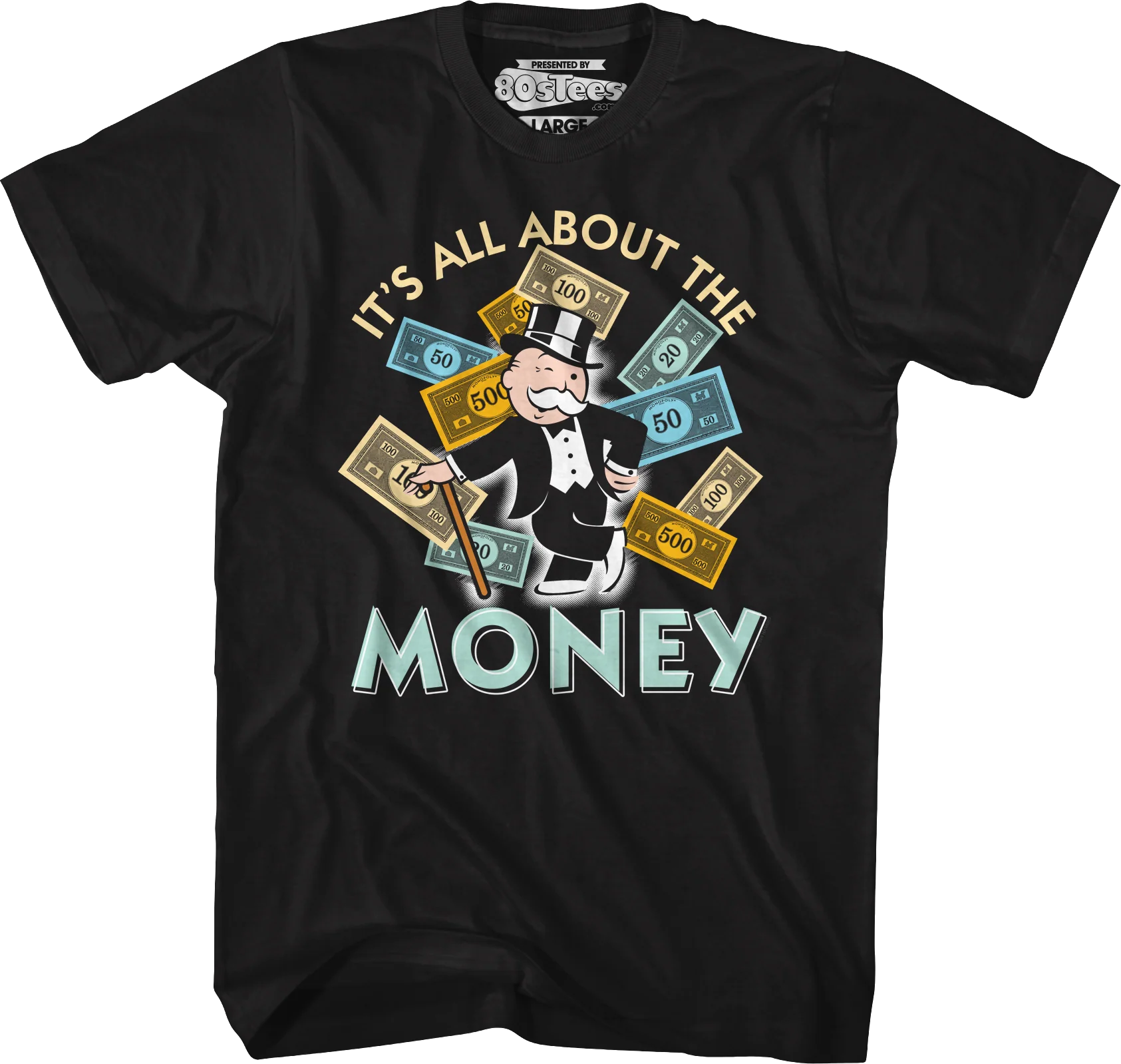 It's All About The Money Monopoly T-Shirt - Image 8