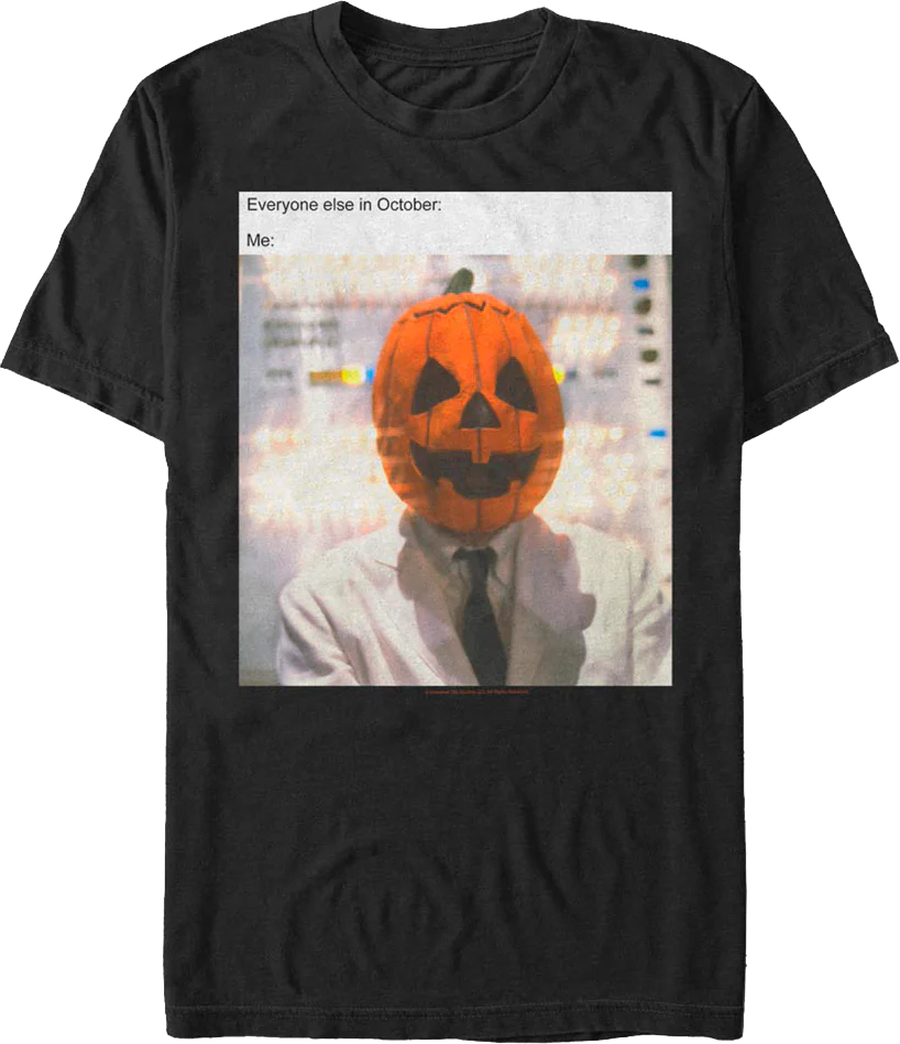 Jack-o'-Lantern Mask Meme Halloween III T-Shirt