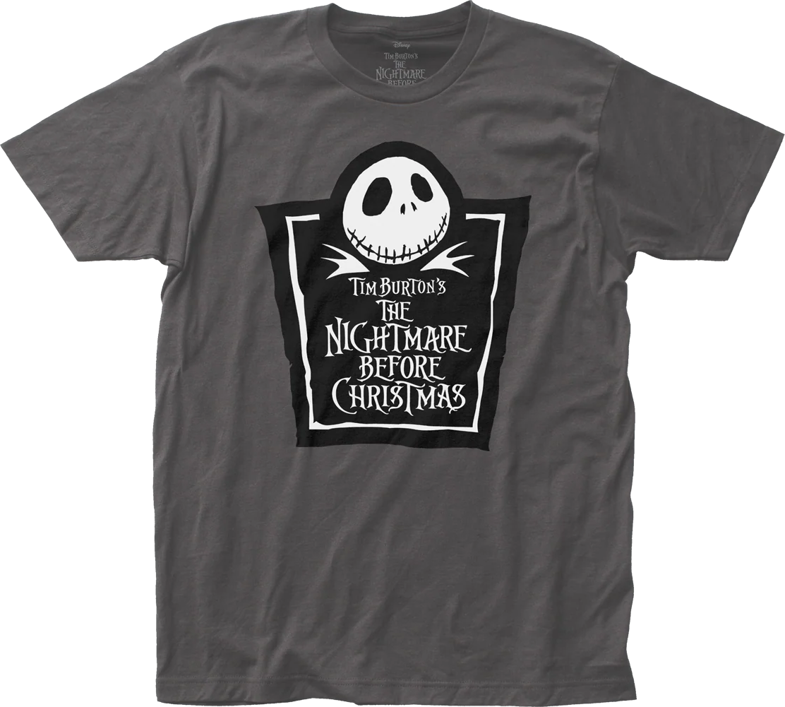 Jack Skellington Logo Nightmare Before Christmas T-Shirt