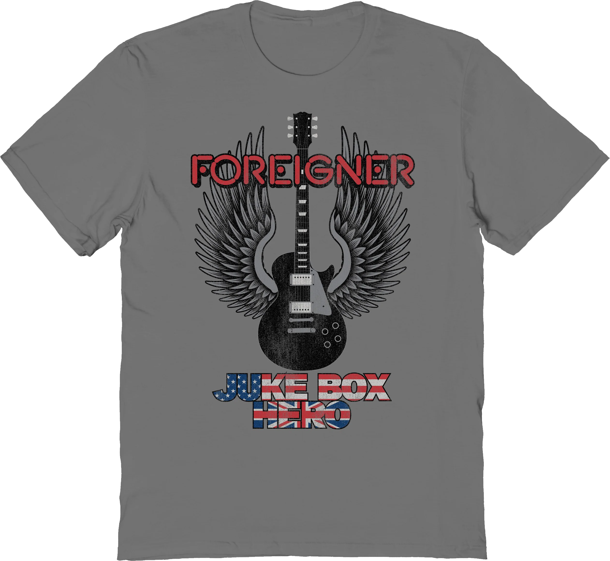 Juke Box Hero Winged Guitar Foreigner T-Shirt
