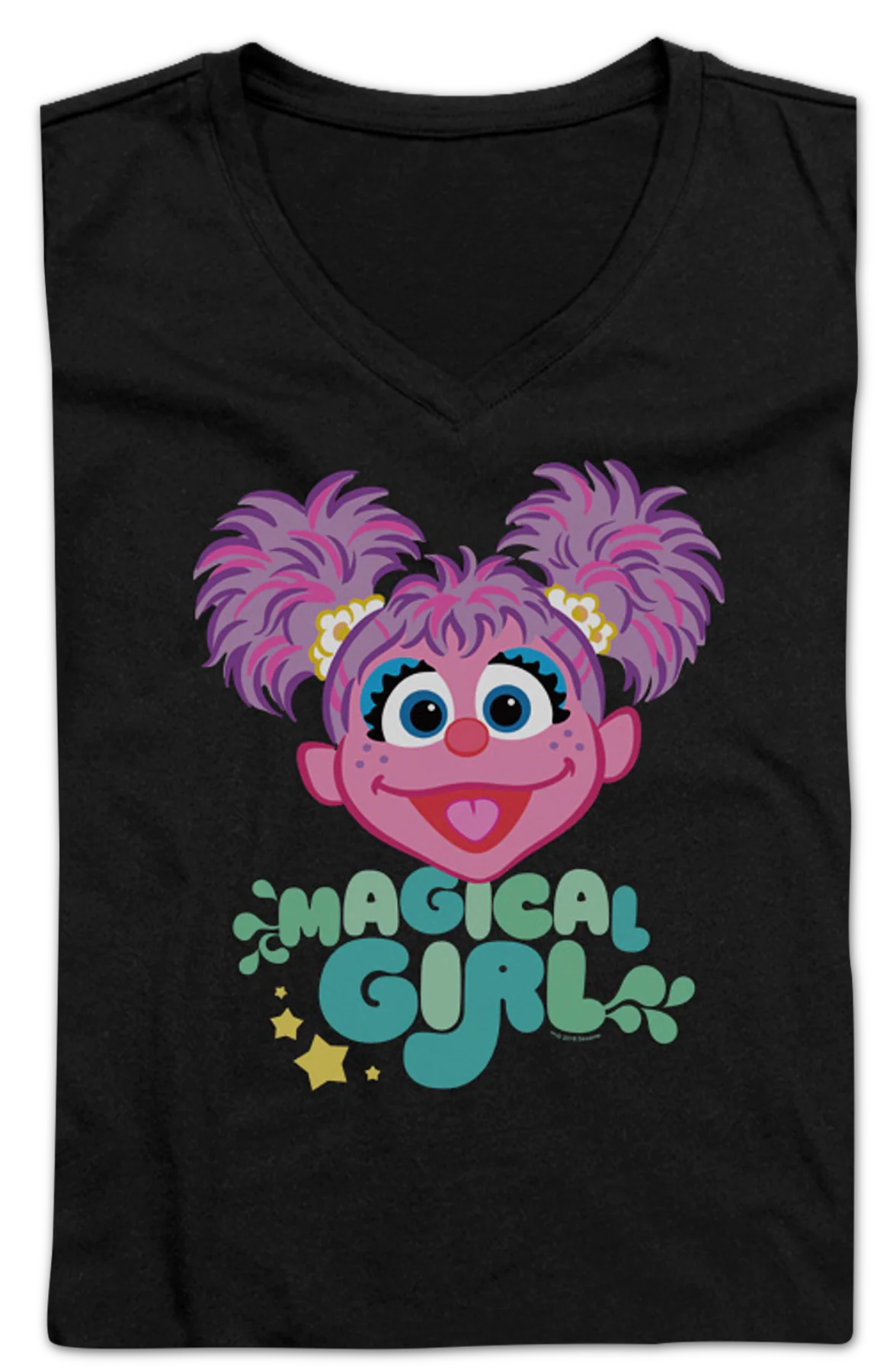 Junior Magical Girl Sesame Street V-Neck Shirt - Image 2