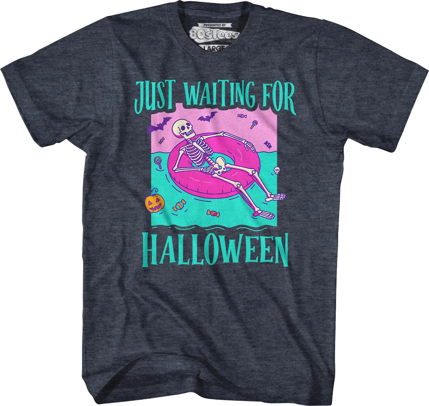 Just Waiting For Halloween T-Shirt - Image 3