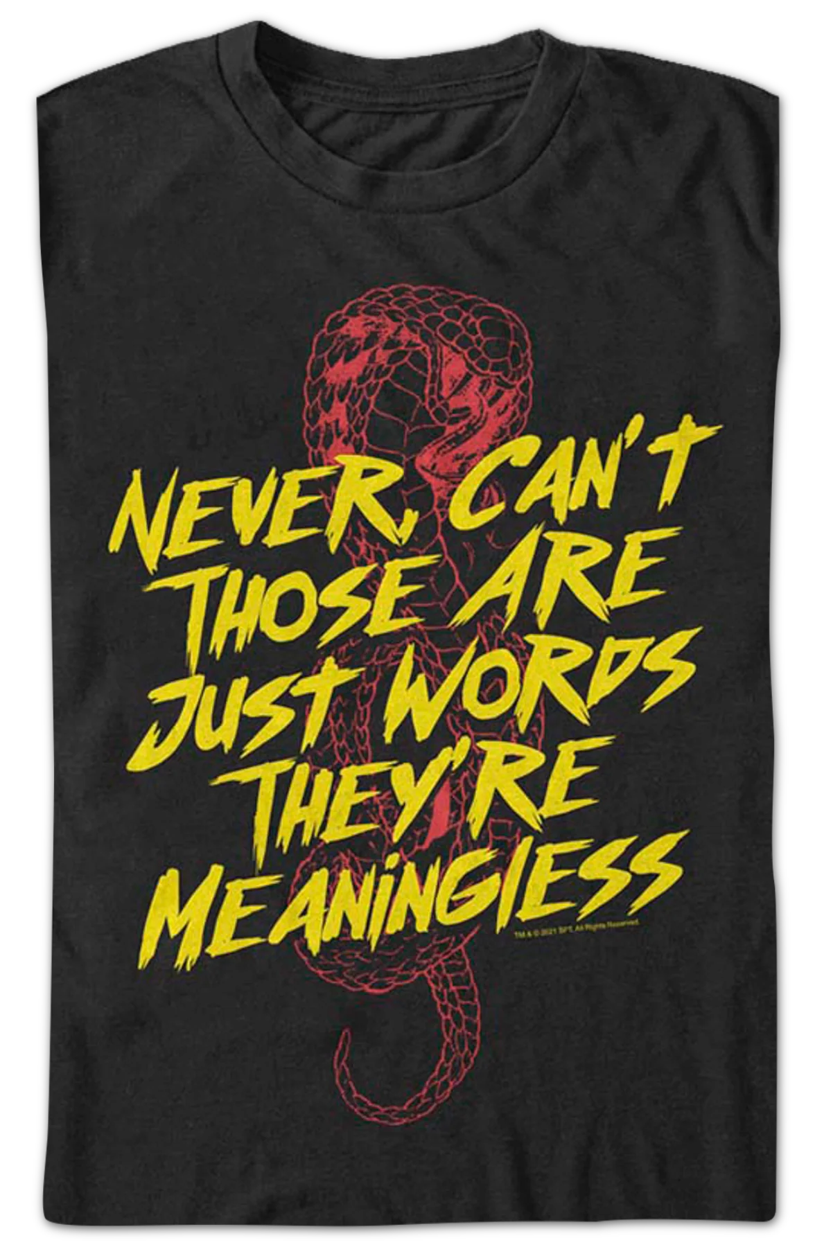 Just Words Cobra Kai T-Shirt - Image 2