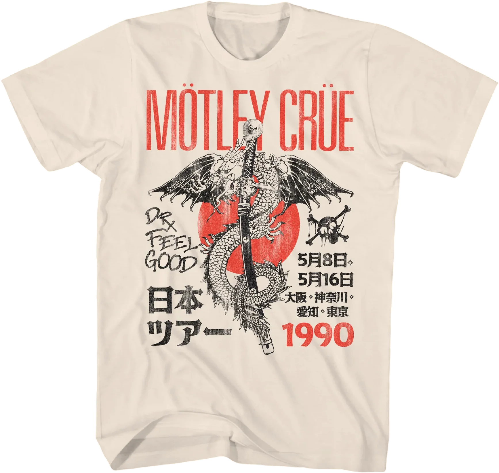 Kanji Dr. Feelgood Motley Crue T-Shirt