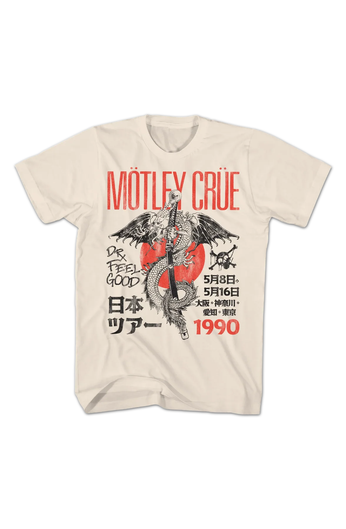 Kanji Dr. Feelgood Motley Crue T-Shirt - Image 2