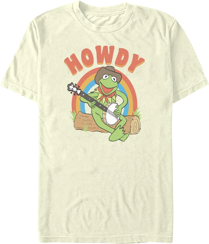 Kermit The Frog Howdy Muppets T-Shirt