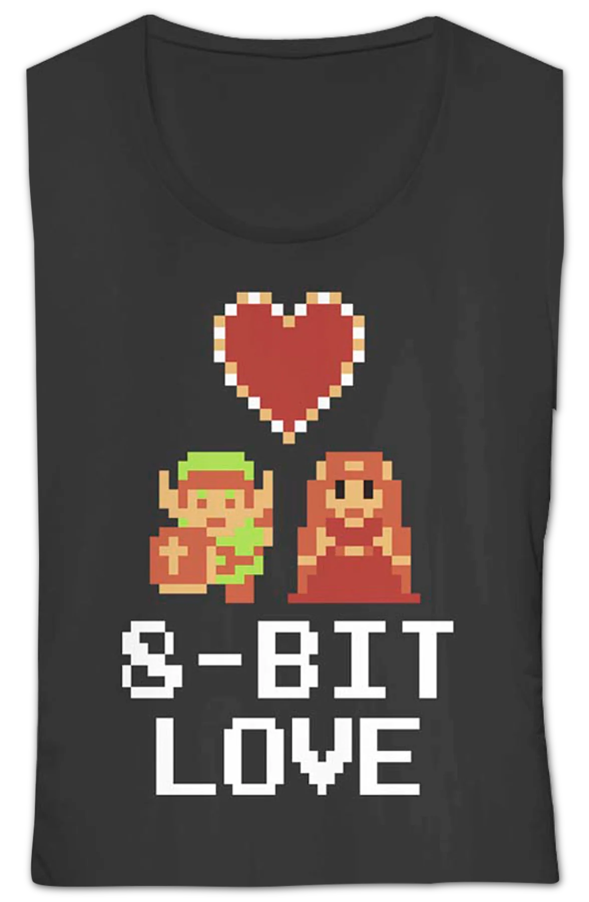 Ladies 8-Bit Love Legend Of Zelda Shirt - Image 2