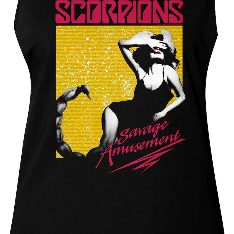Ladies Savage Amusement Scorpions Muscle Tank Top
