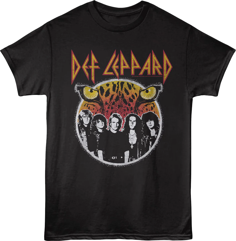 Leopard Eyes Def Leppard T-Shirt