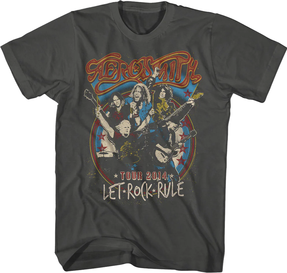 Let Rock Rule Collage Aerosmith T-Shirt