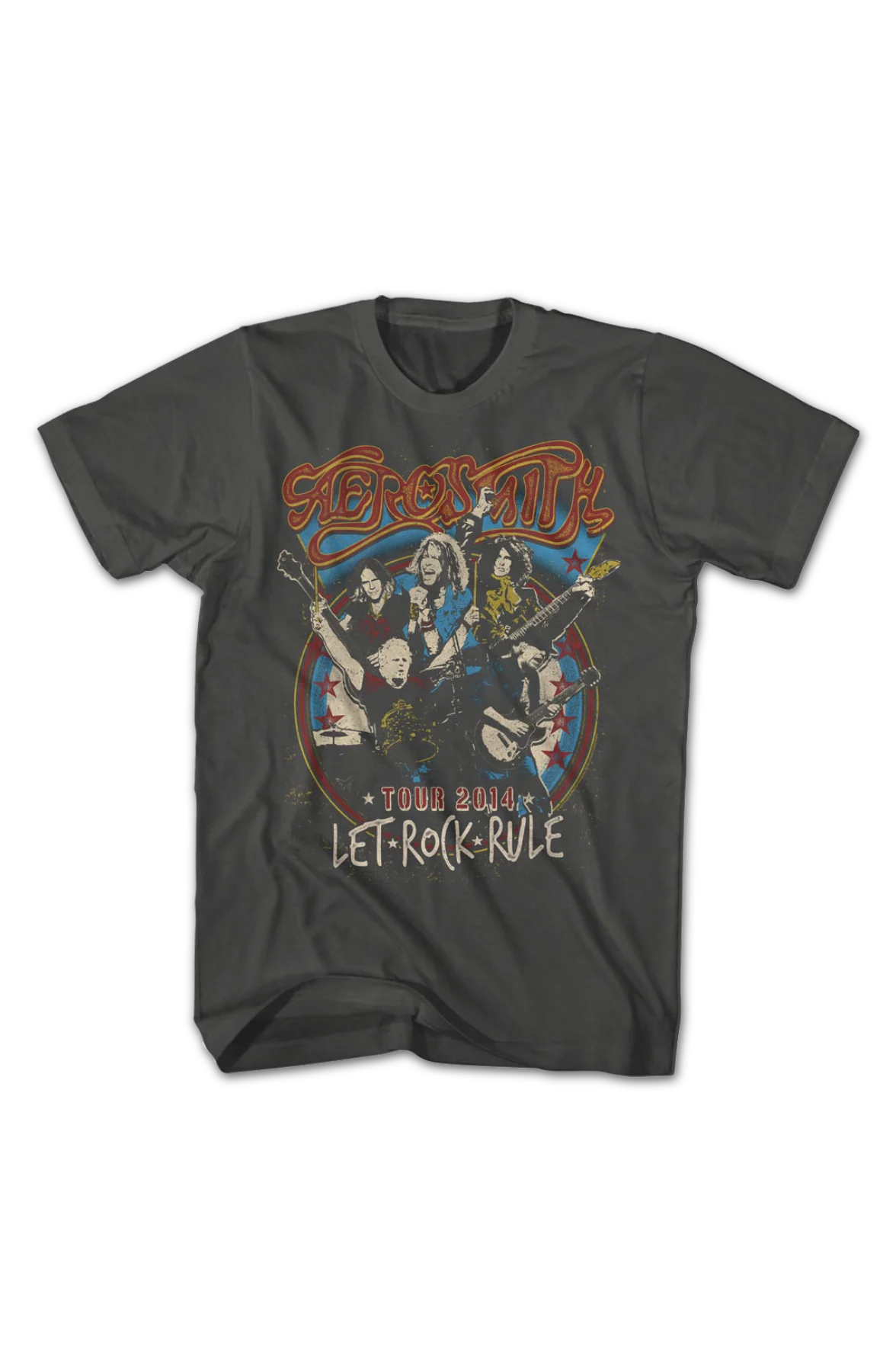 Let Rock Rule Collage Aerosmith T-Shirt - Image 2