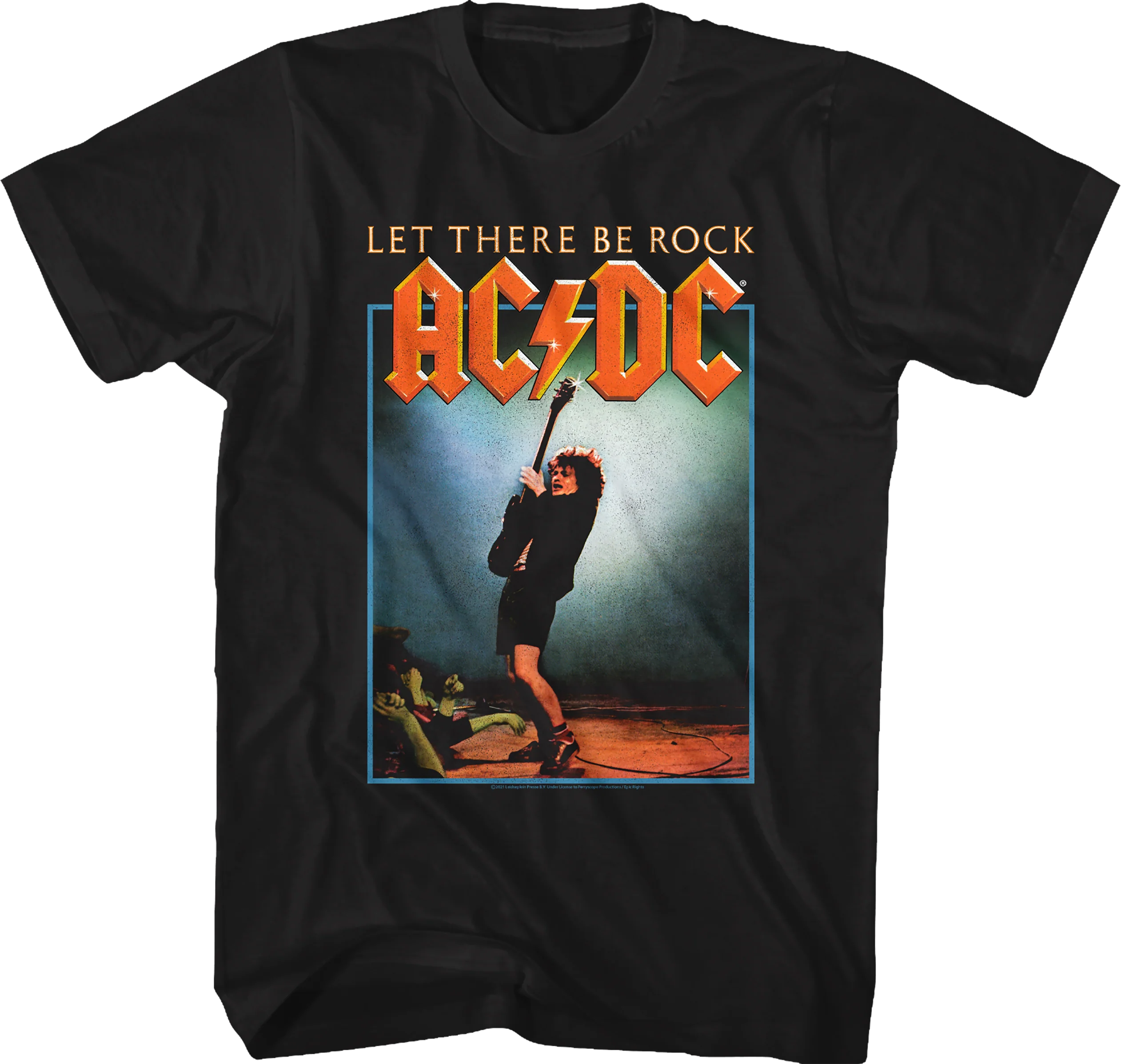 Let There Be Rock Album Cover ACDC Shirt