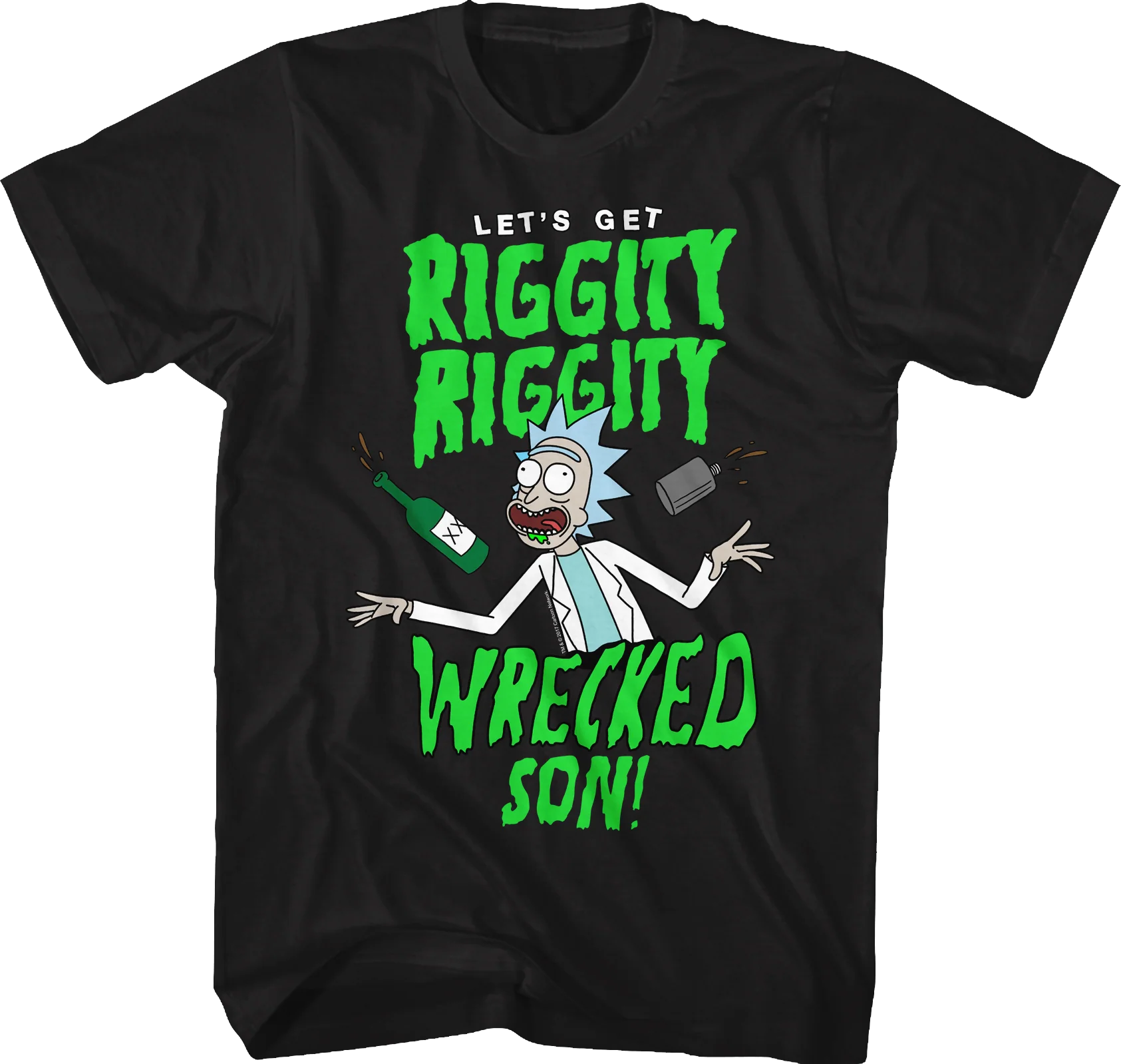 Let's Get Riggity Riggity Wrecked Rick and Morty T-Shirt