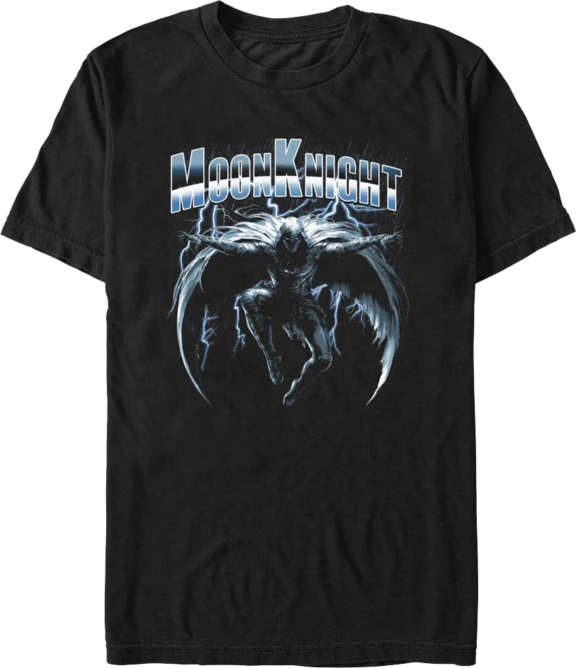 Lightning Bolts Moon Knight T-Shirt