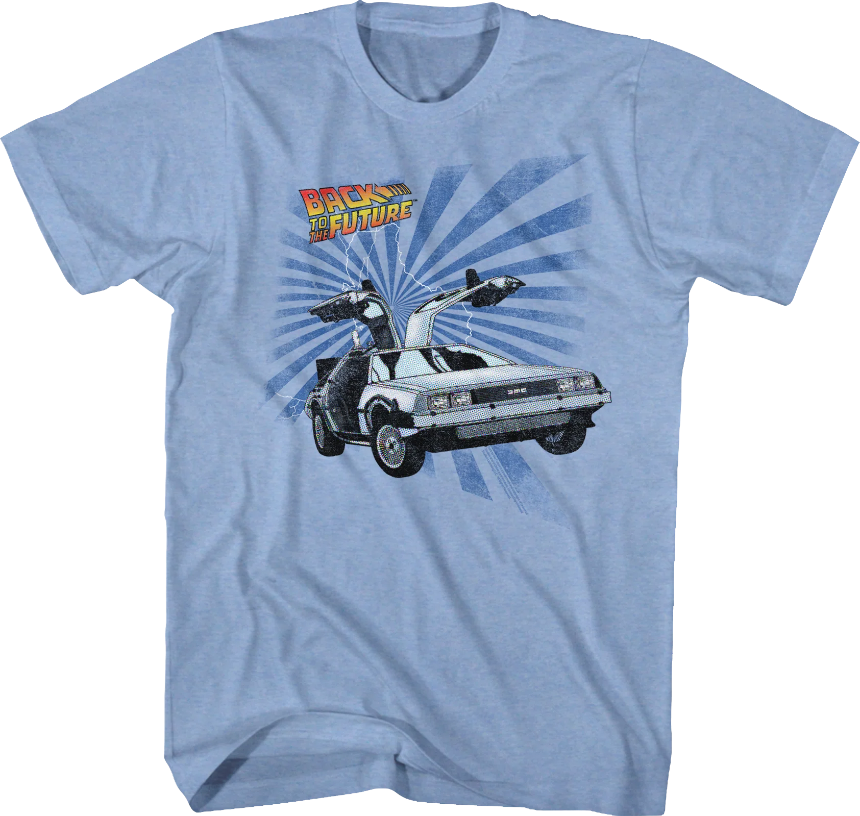 Lightning Strikes DeLorean Back To The Future T-Shirt