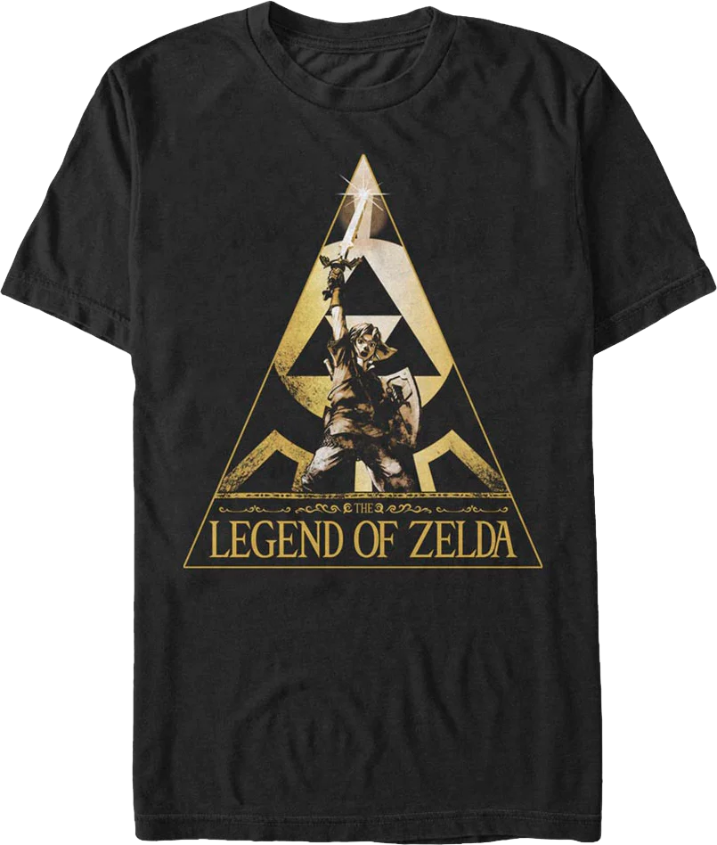 Link Triangle Legend of Zelda Nintendo T-Shirt