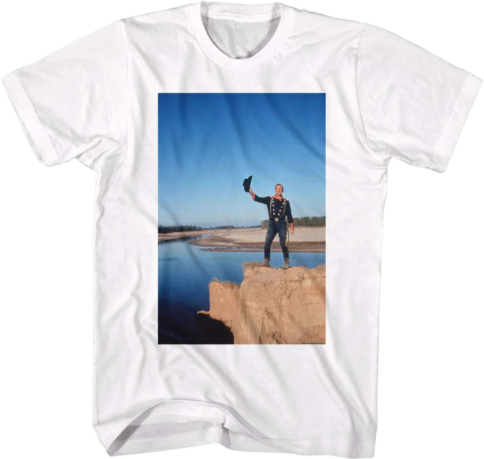 Living On The Edge John Wayne T-Shirt