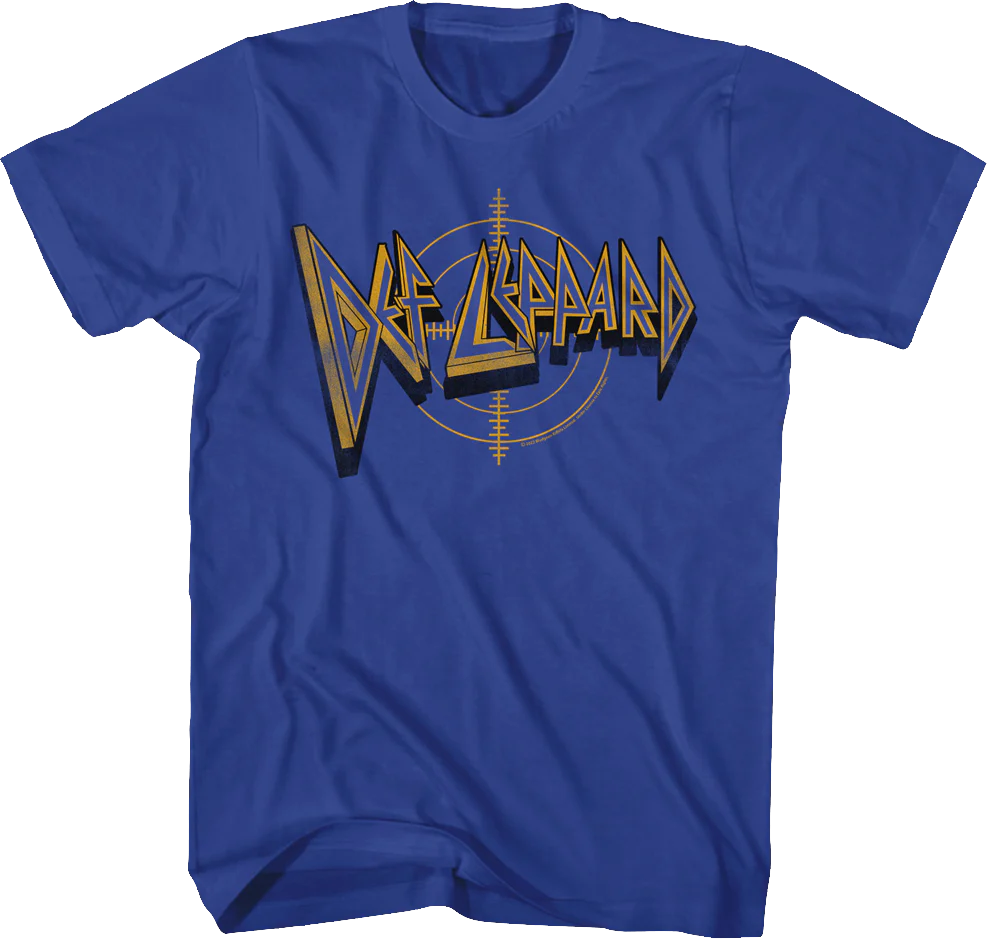 Logo And Crosshairs Def Leppard T-Shirt