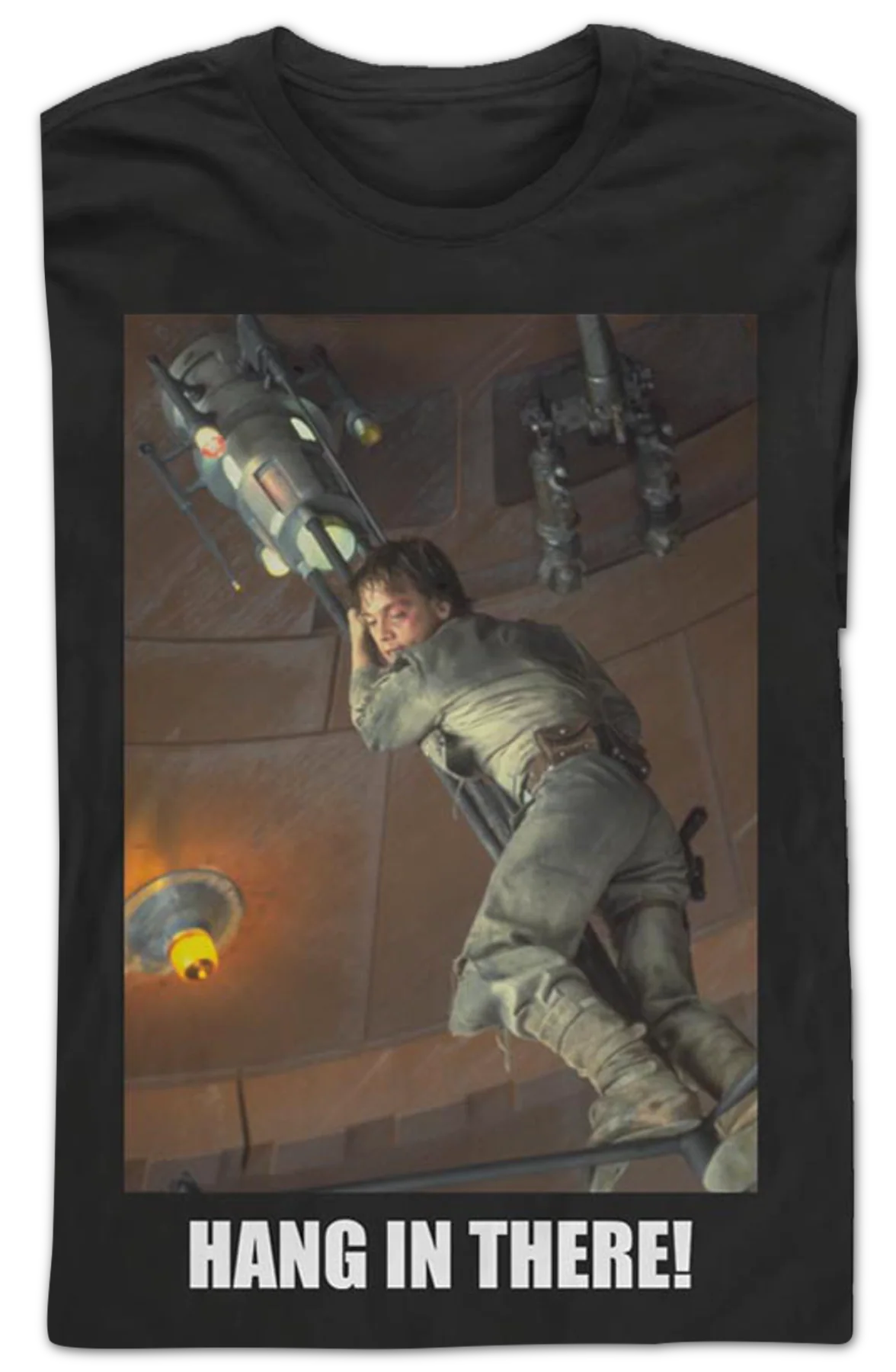 Luke Skywalker Hang In There Star Wars Long Sleeve Shirt - Image 2