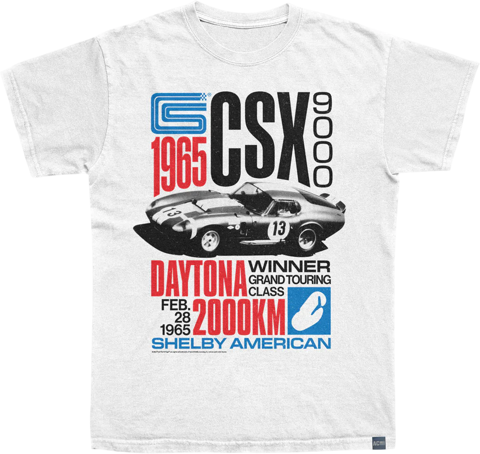 Made In USA Carroll Shelby GT 40 Daytona 2000 km T-Shirt