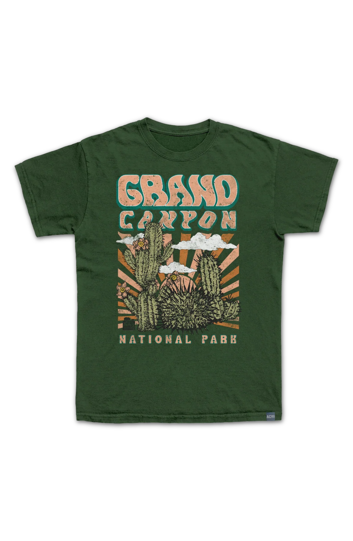 Made In USA Grand Canyon Cactus NPCA T-Shirt - Image 2