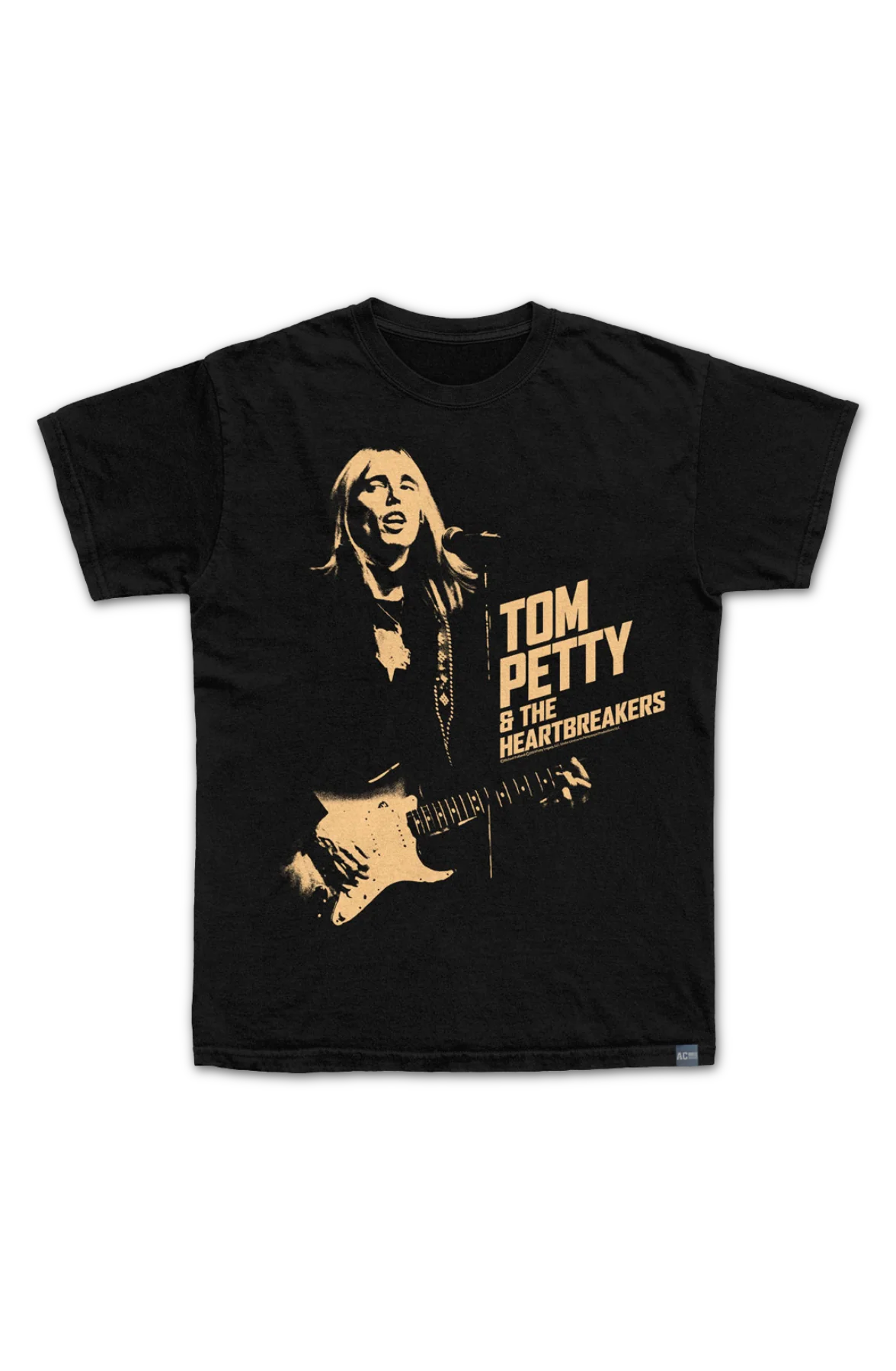Made In USA Monochrome Tom Petty & The Heartbreakers T-Shirt - Image 2