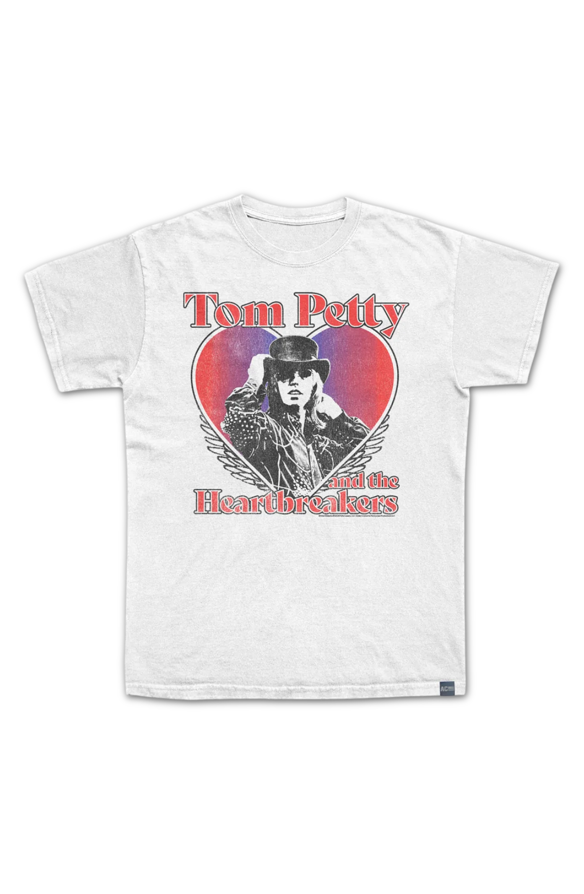Made In USA Winged Heart Tom Petty T-Shirt - Image 2