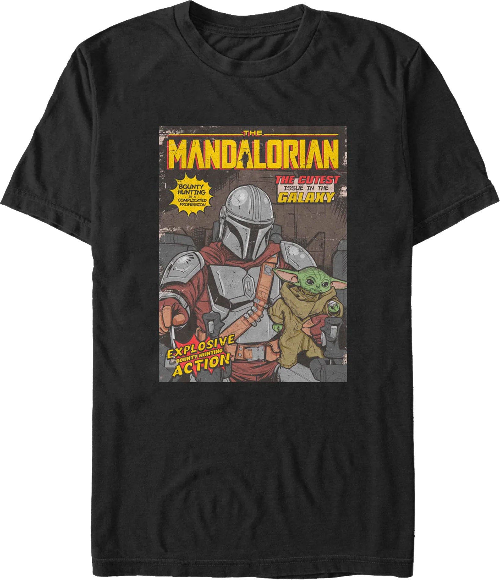 Mandalorian Comic Book Cover Star Wars T-Shirt