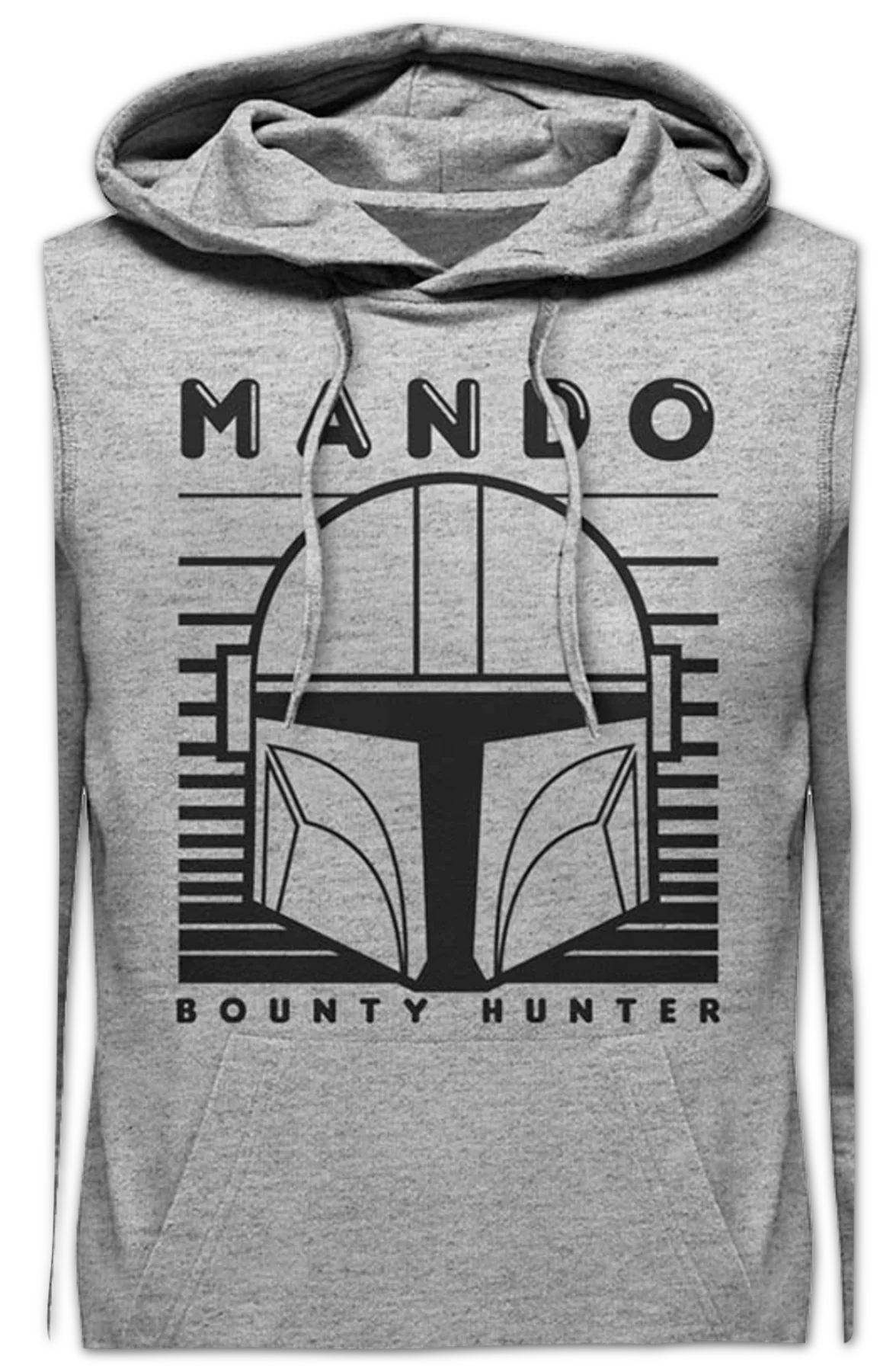 Mando Helmet The Mandalorian Star Wars Hoodie - Image 2