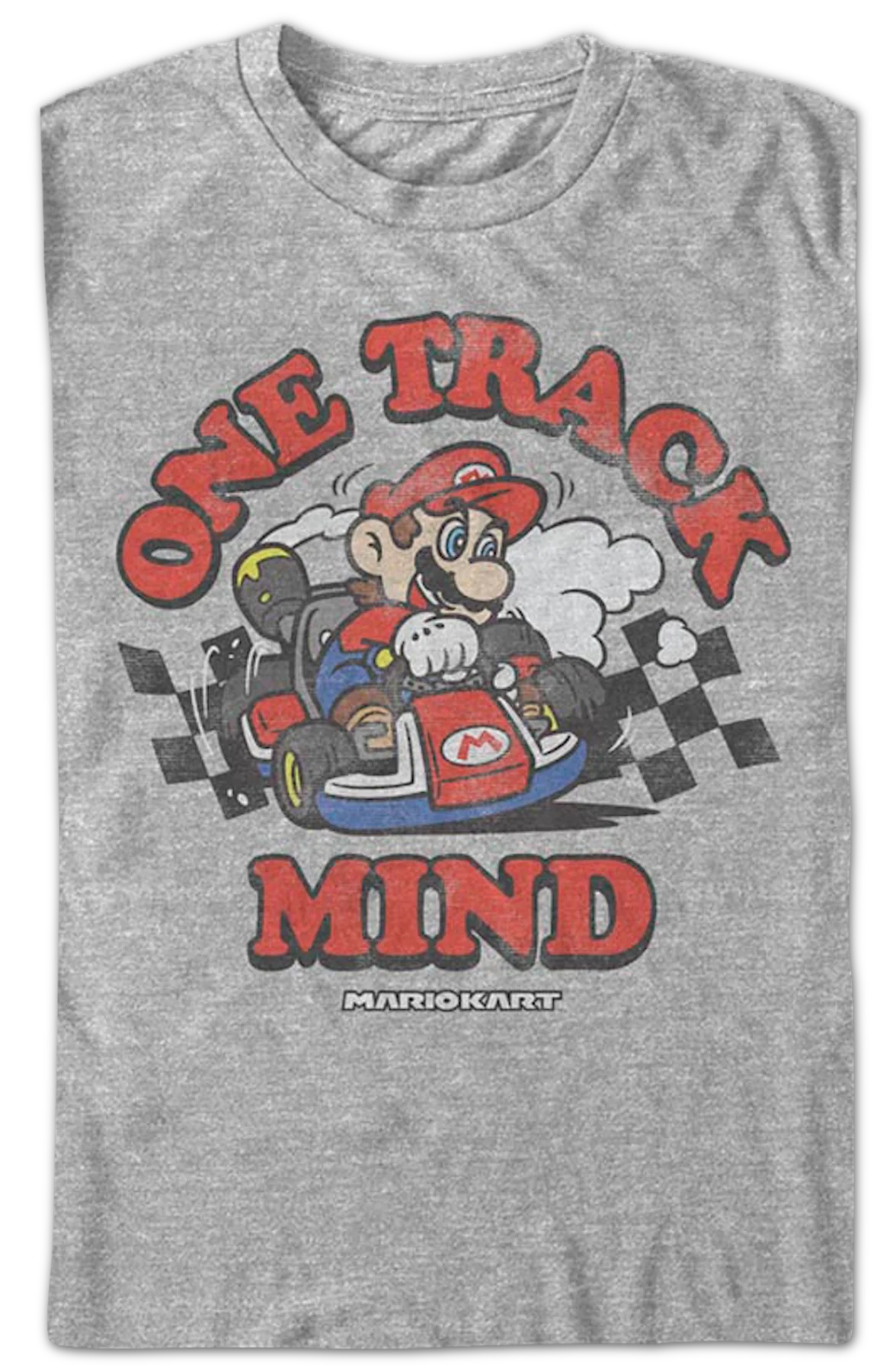 Mario Kart One Track Mind Super Mario Bros. T-Shirt - Image 2