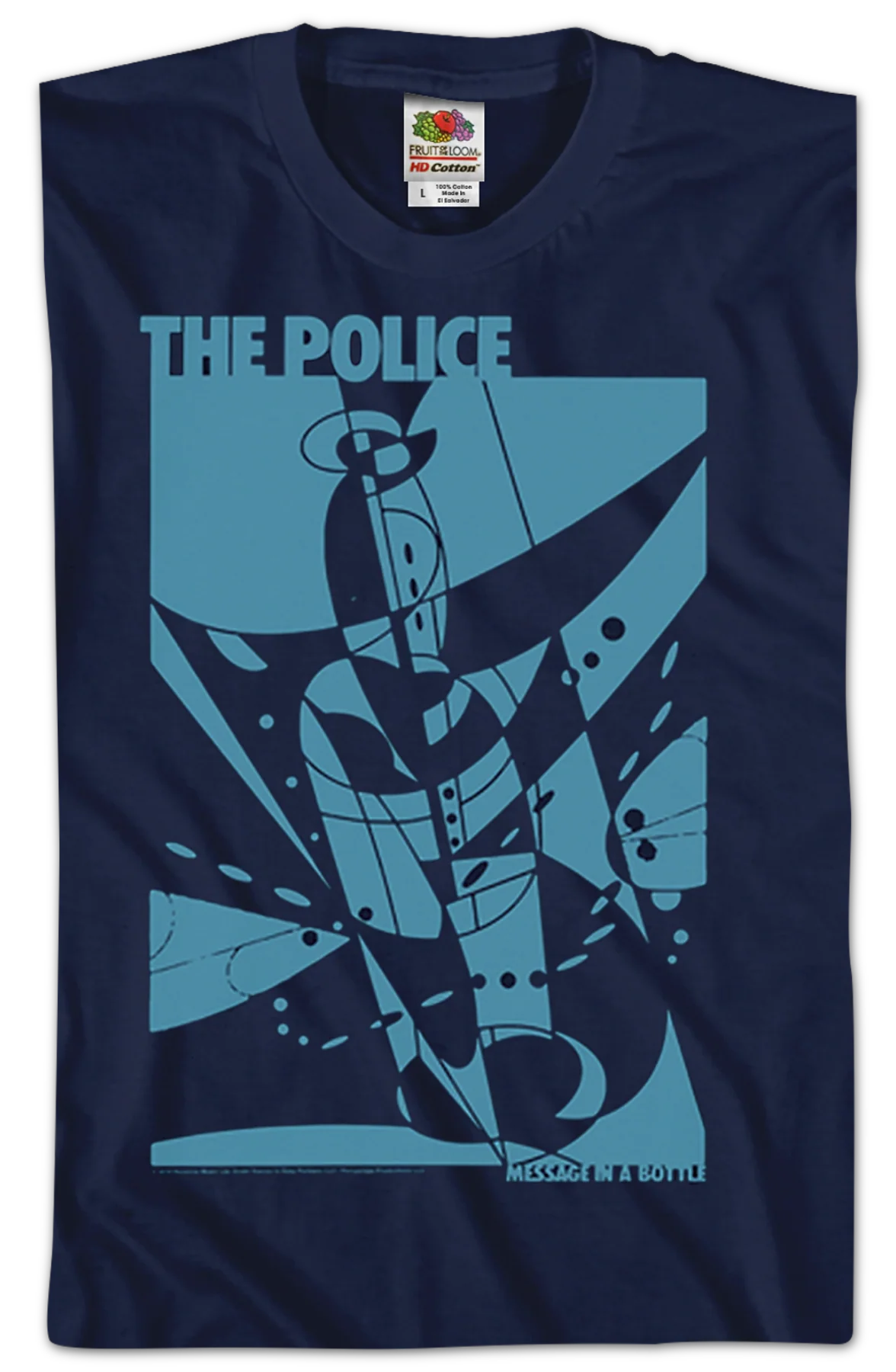 Message In A Bottle The Police T-Shirt - Image 2